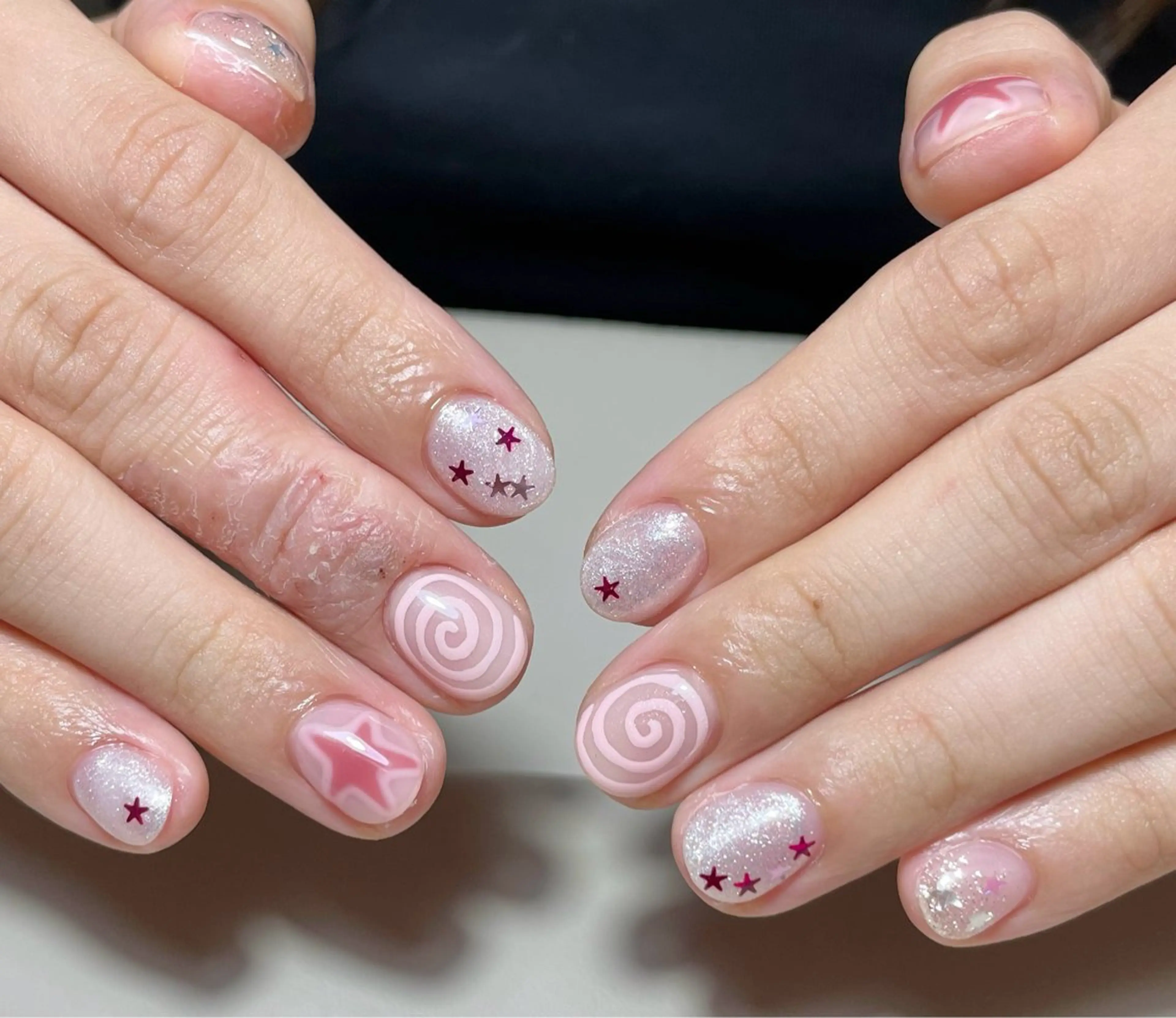 ネイル ハンドネイル ハンドケア 🍑 momo_nailのネイルデザイン