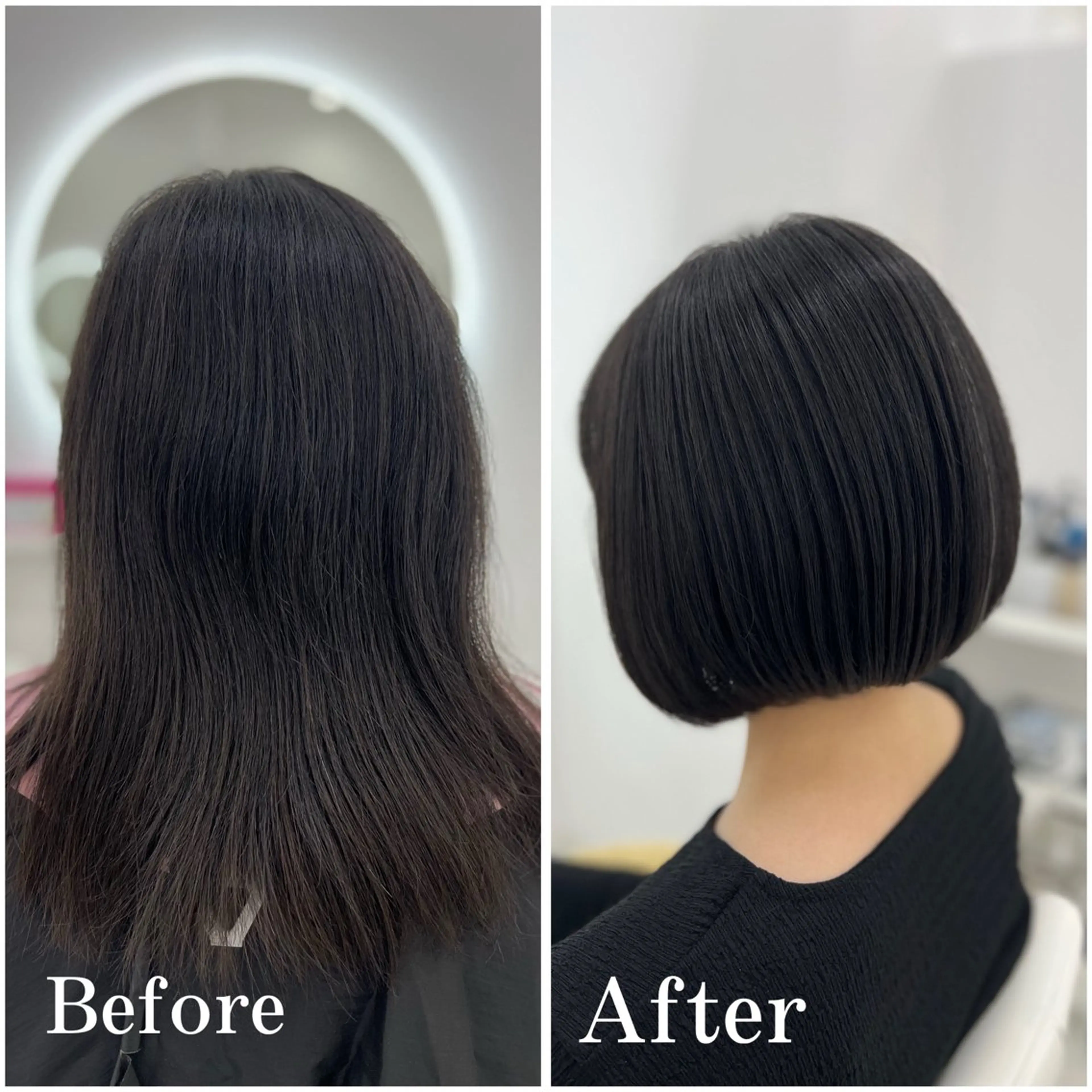 ショート カット ヘアカラー トリートメント ✄﻿aini天王寺 ✄﻿ゆ乃のヘアスタイル