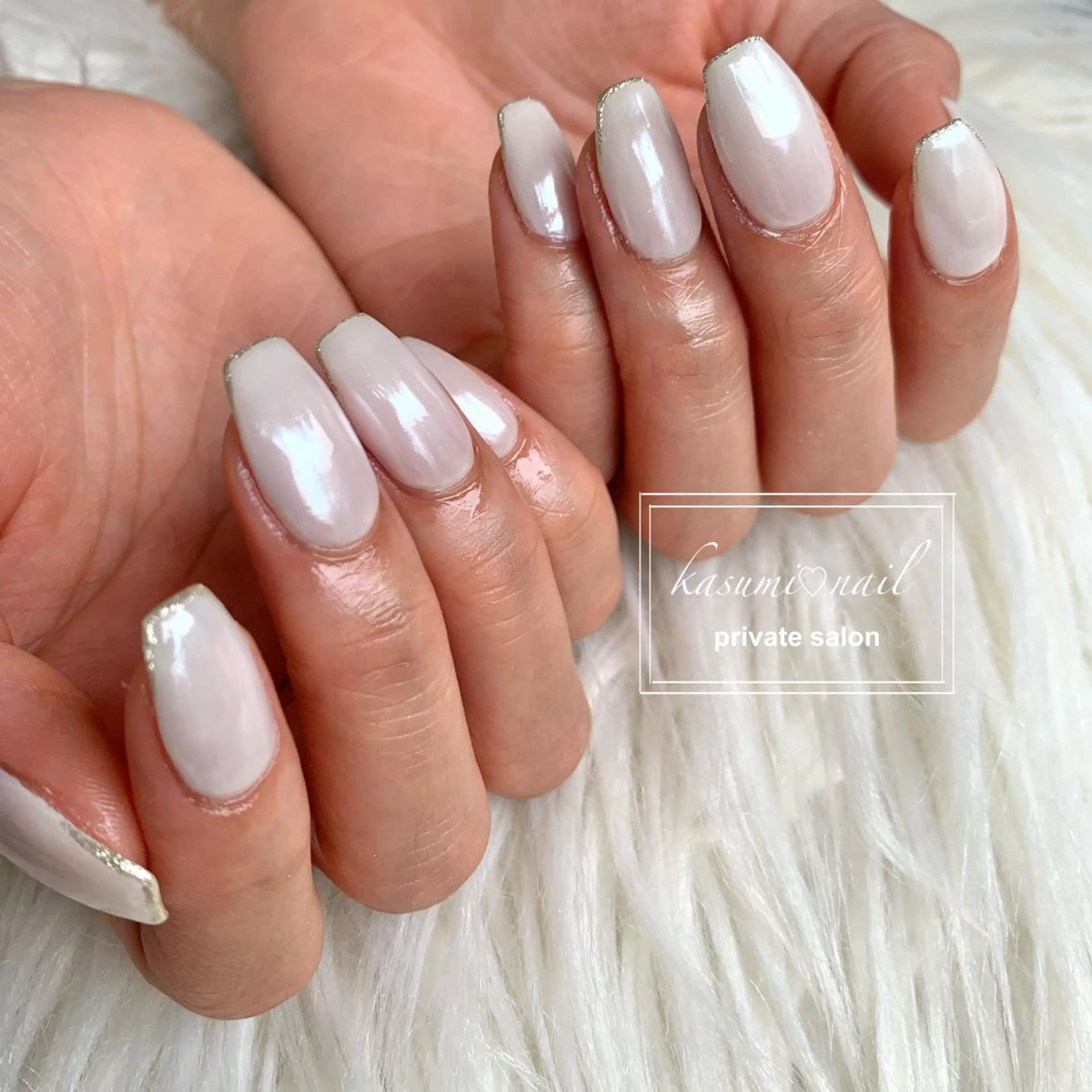ネイル アートネイル フットネイル フレンチネイル ロングネイル マグネットネイル KASUMI♡ Nailのネイルデザイン