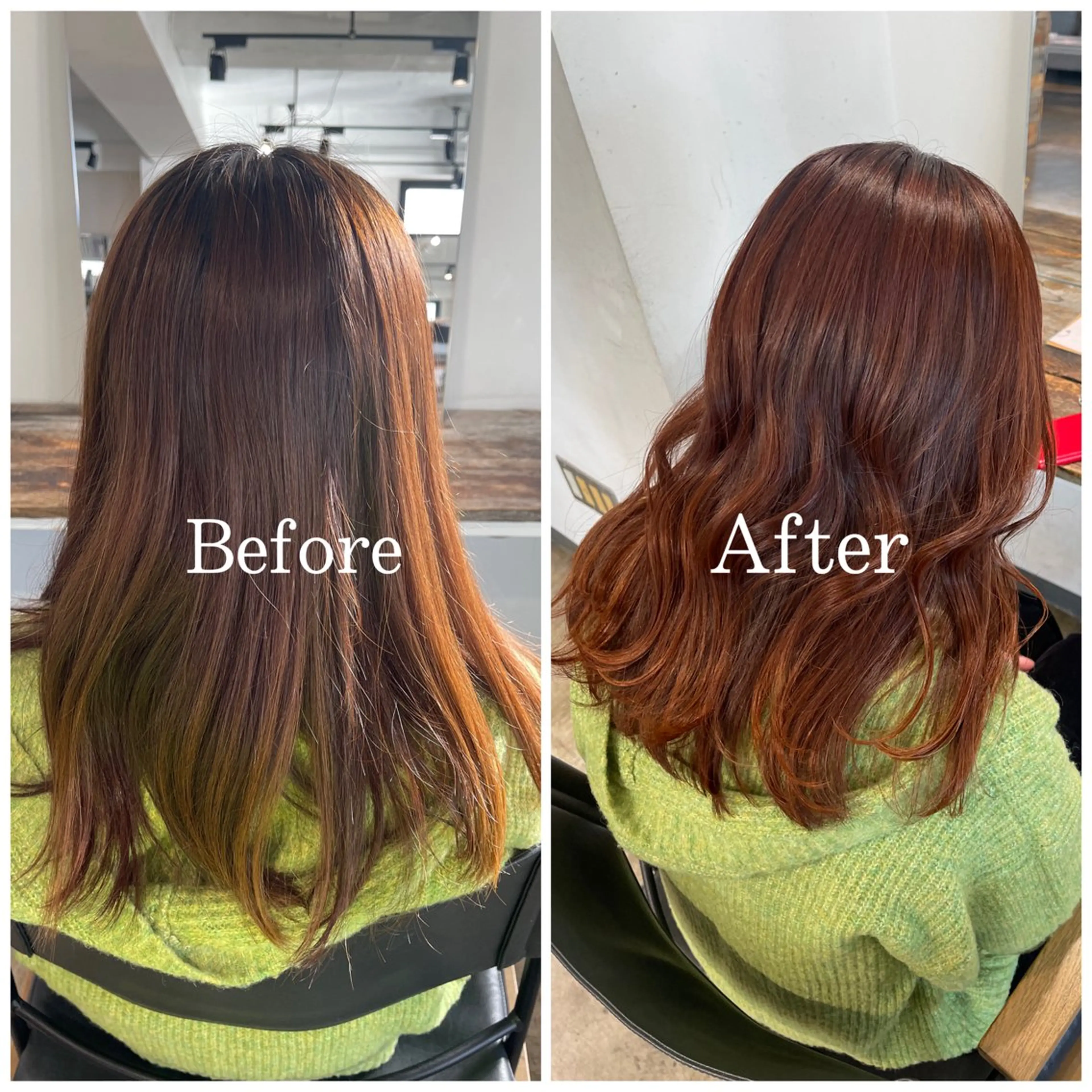 ロング カラー ブリーチ ブラウンカラー デザインカラー ハイトーンカラー ブリーチなしカラー ムラ修正/ ハイトーン💖Riaのヘアスタイル