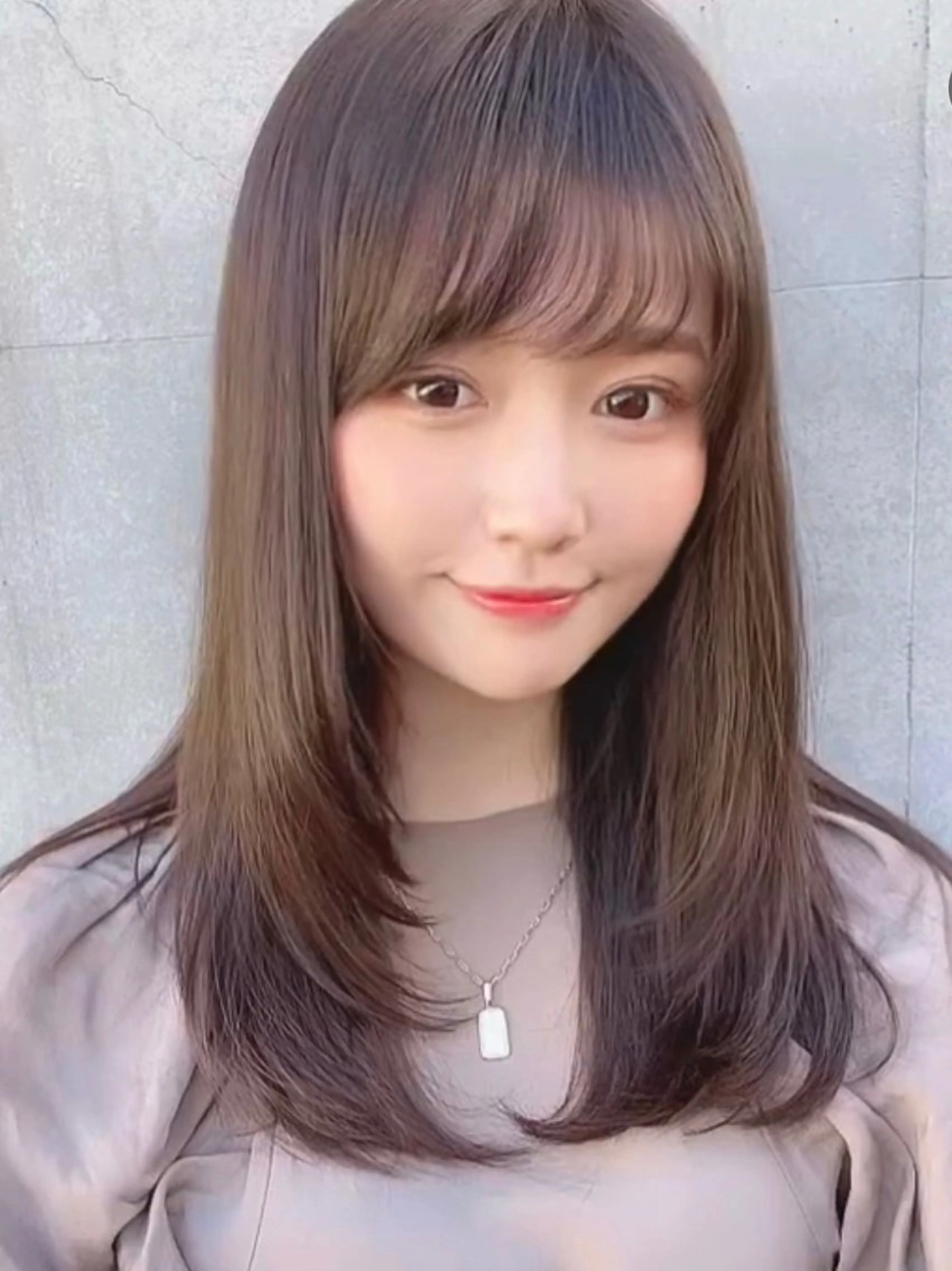 セミロング カット ヘアカラー トリートメント レイヤー❣️縮毛矯 川村利幸のヘアスタイル