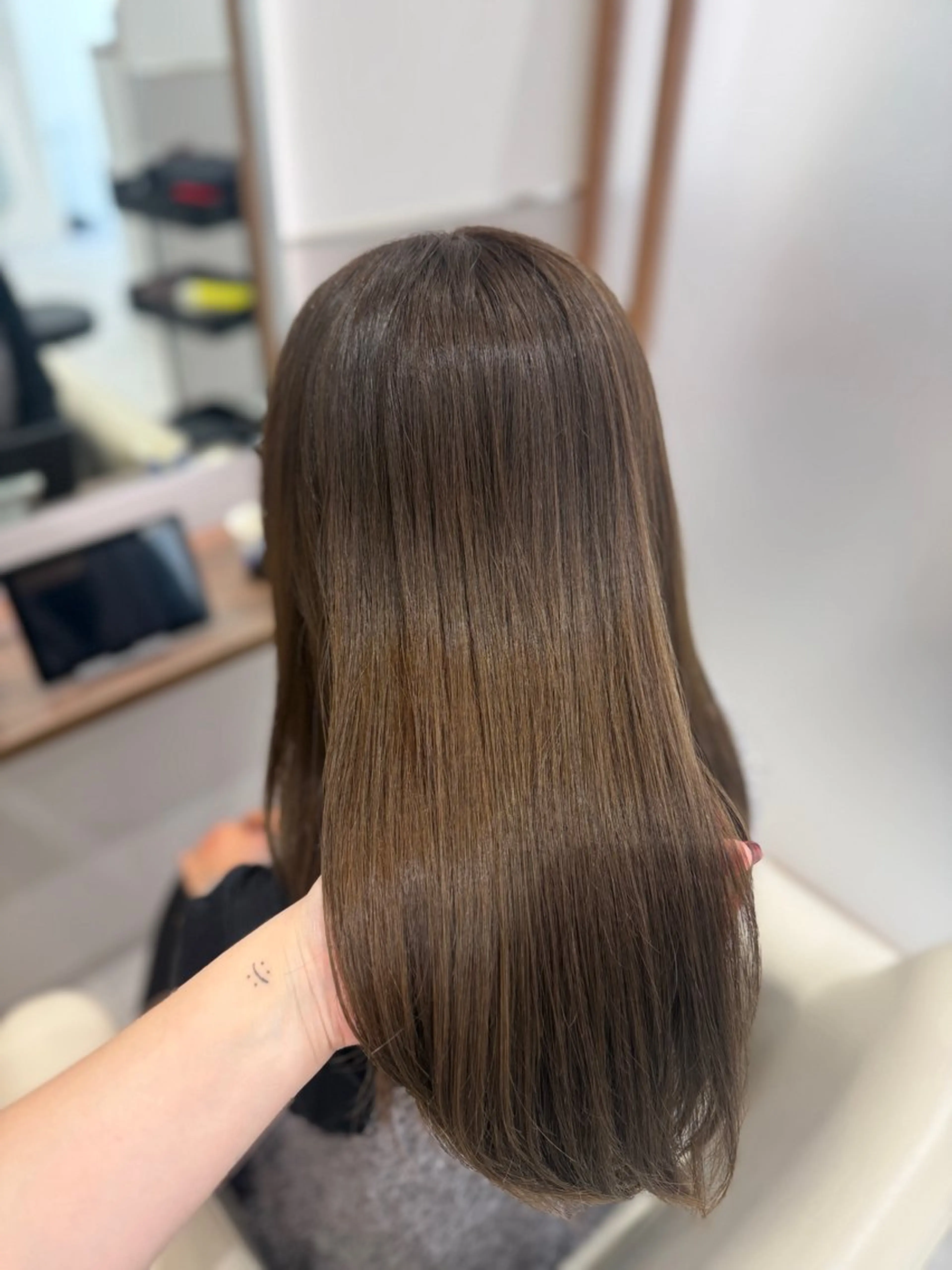 セミロング カット ヘアカラー トリートメント 岡嶋乃愛/layer cut🌈南船橋のヘアスタイル