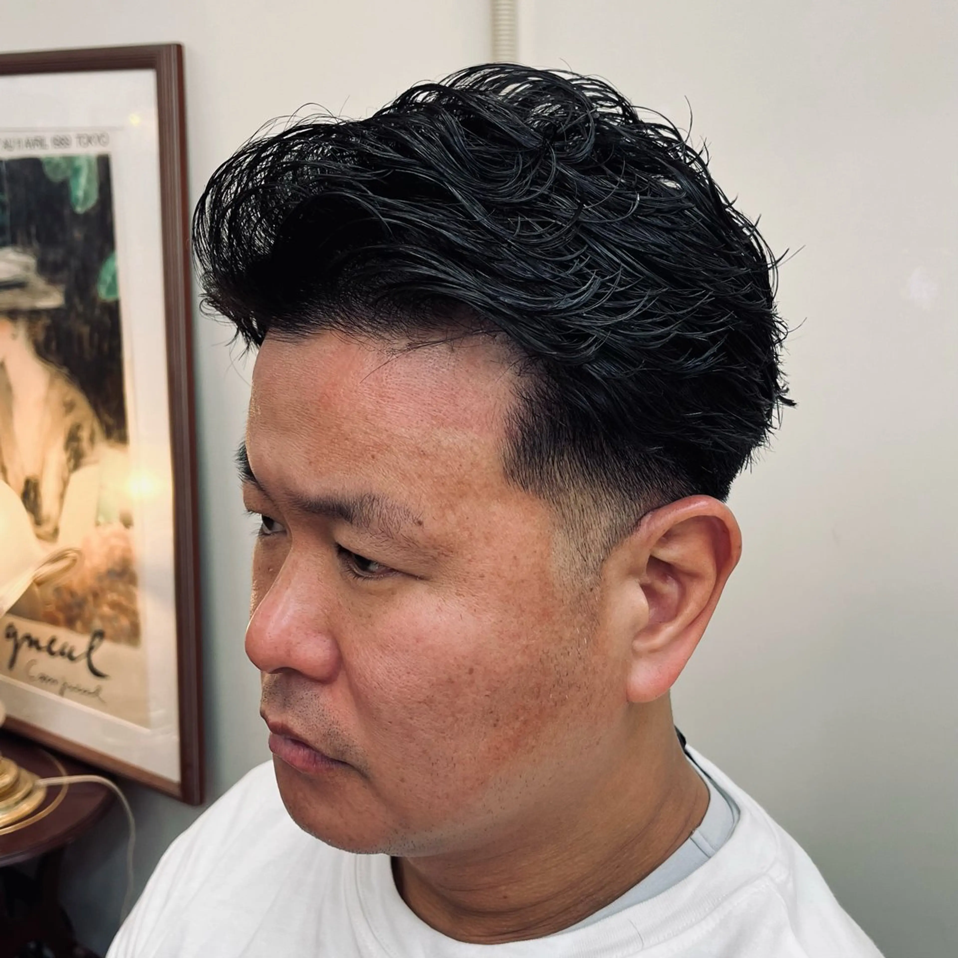 ショート パーマ メンズ メンズパーマ ニュアンスパーマ 木村 こうすけのヘアスタイル
