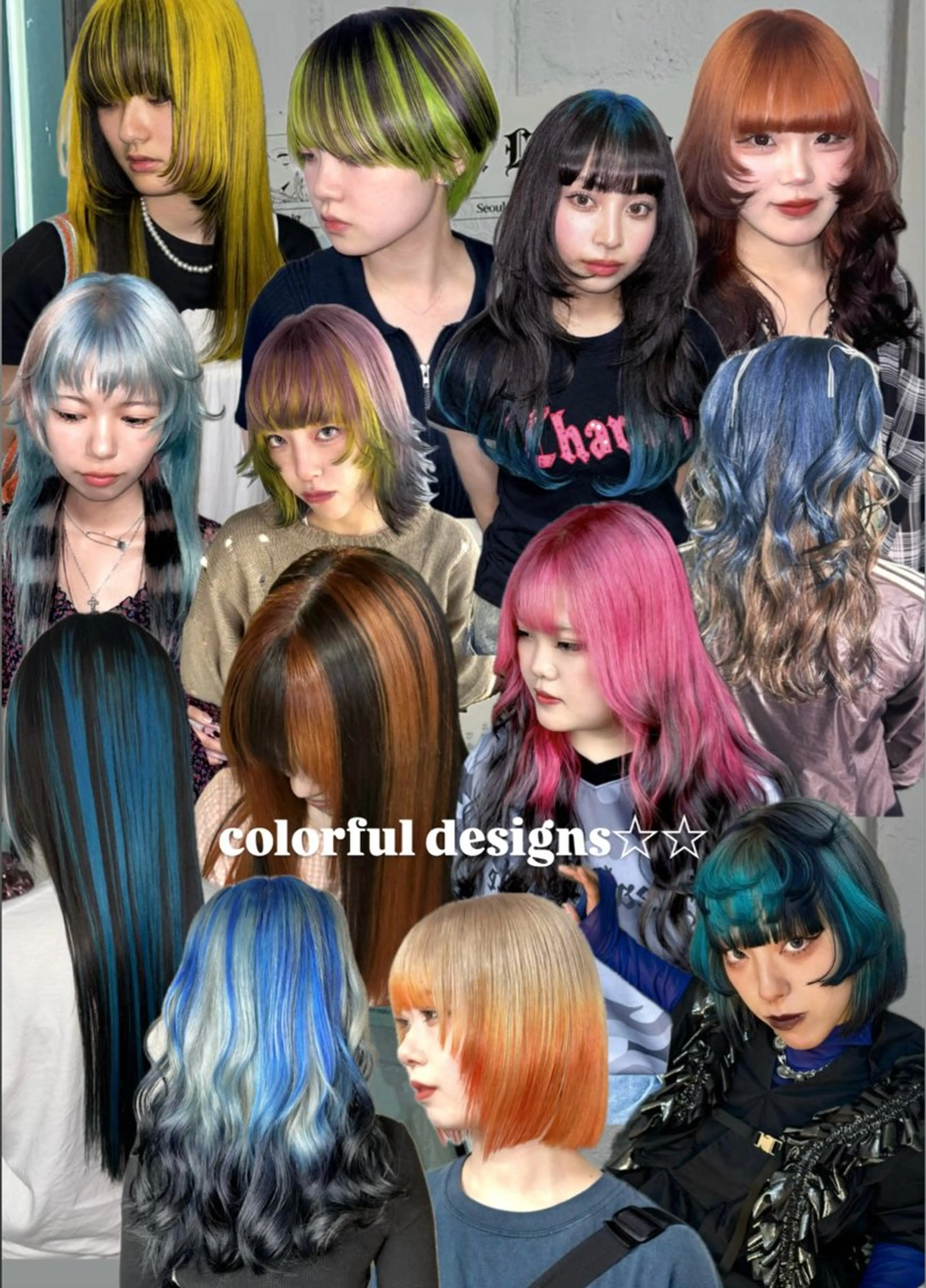 ロング カラー 💫miyu💫デザ インカラー/アレンジのヘアスタイル