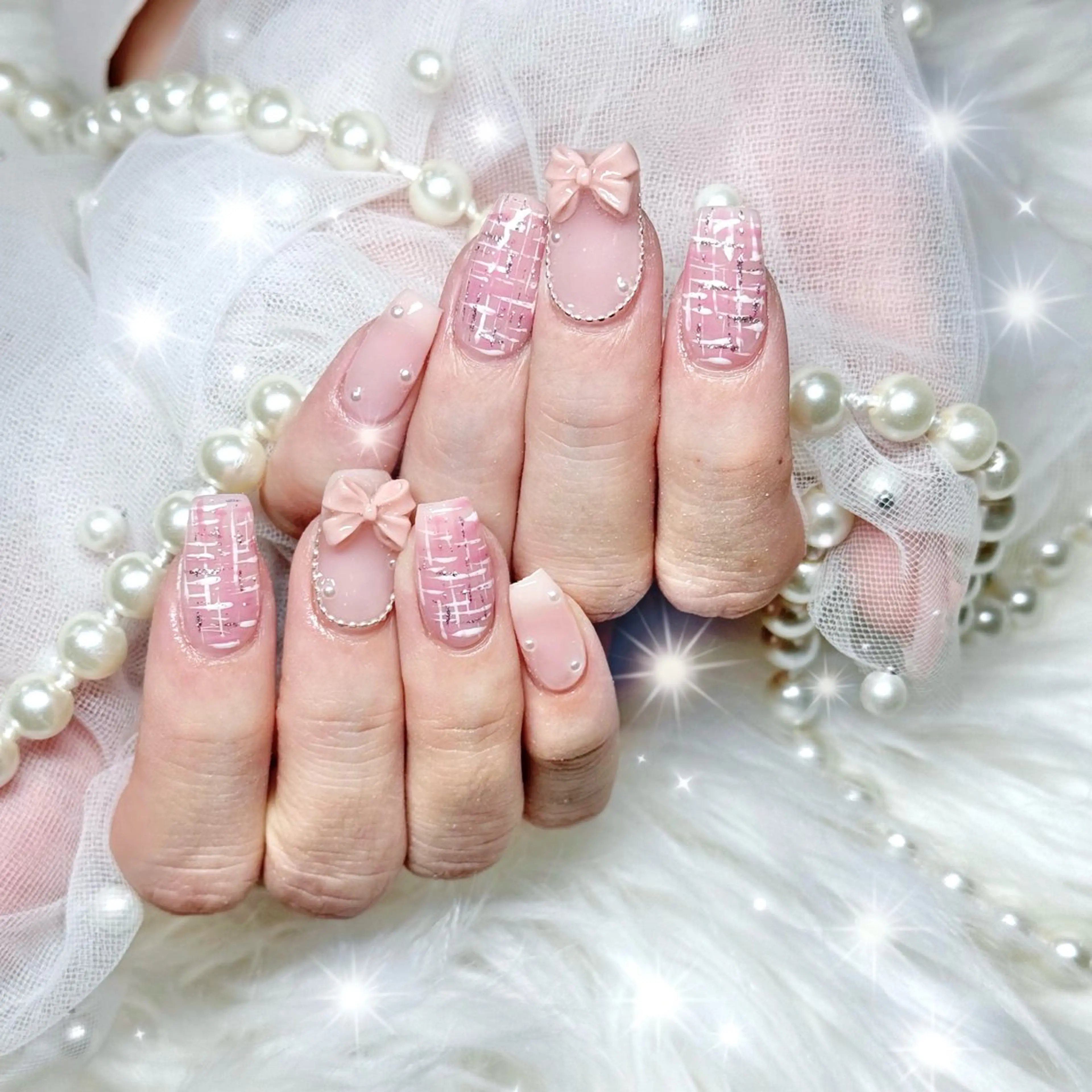 ネイル ハンドネイル 🎀Mai 🎀5/15空⋆.✩のネイルデザイン