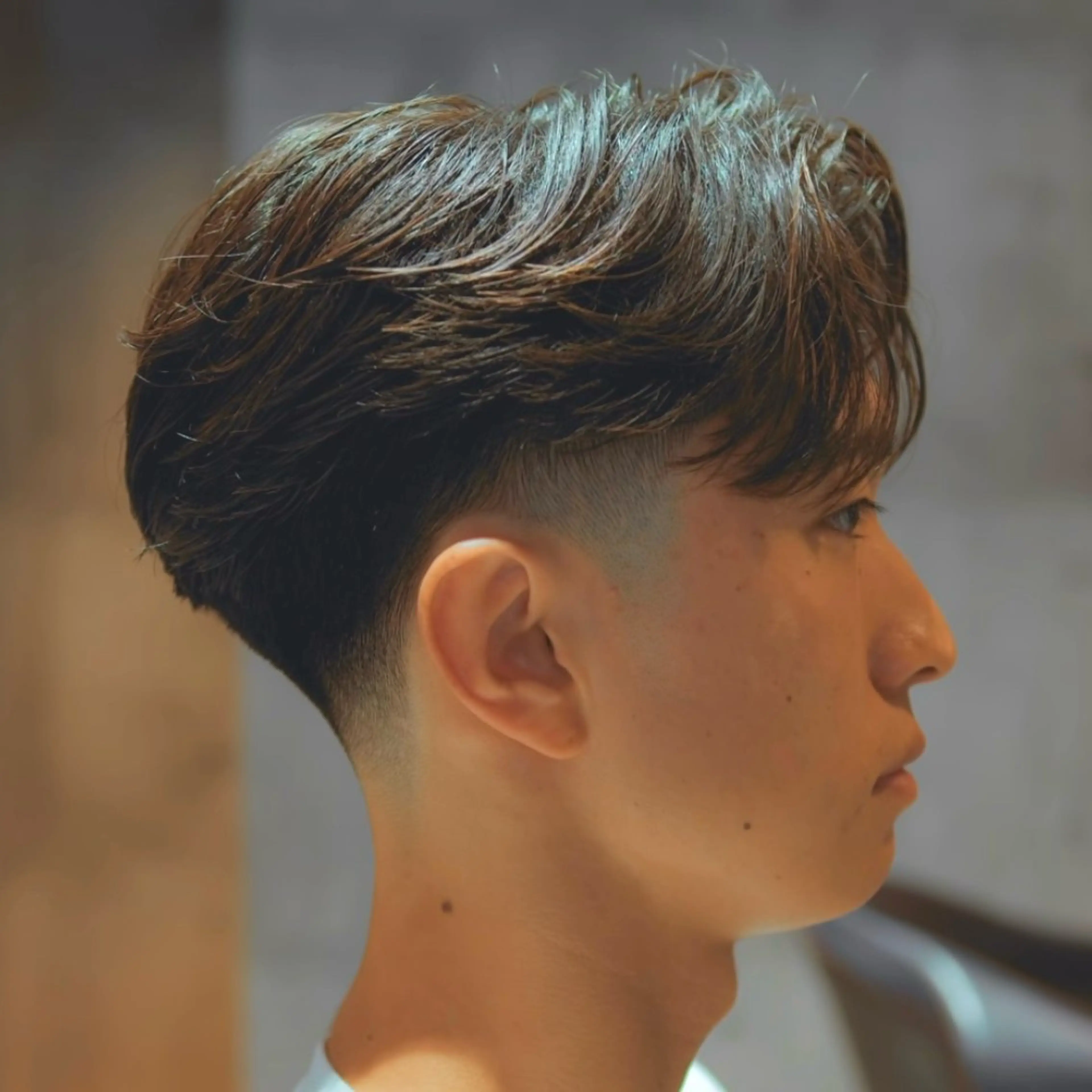 ミディアム メンズ メンズ専門美容師 酒井悠成のヘアスタイル