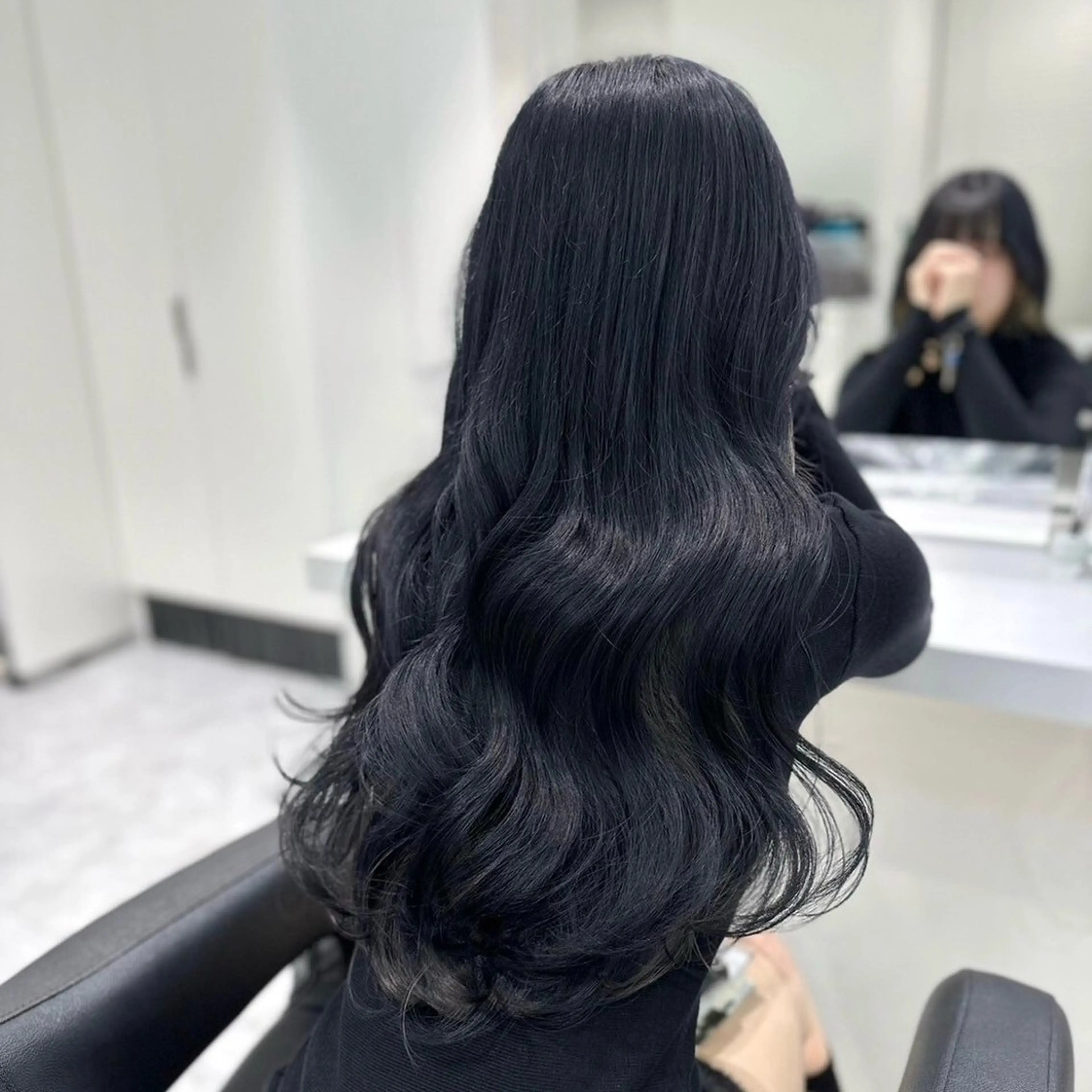 ロング カット ヘアカラー トリートメント 大人っぽ中韓レディ ヘア🤍MAOのヘアスタイル