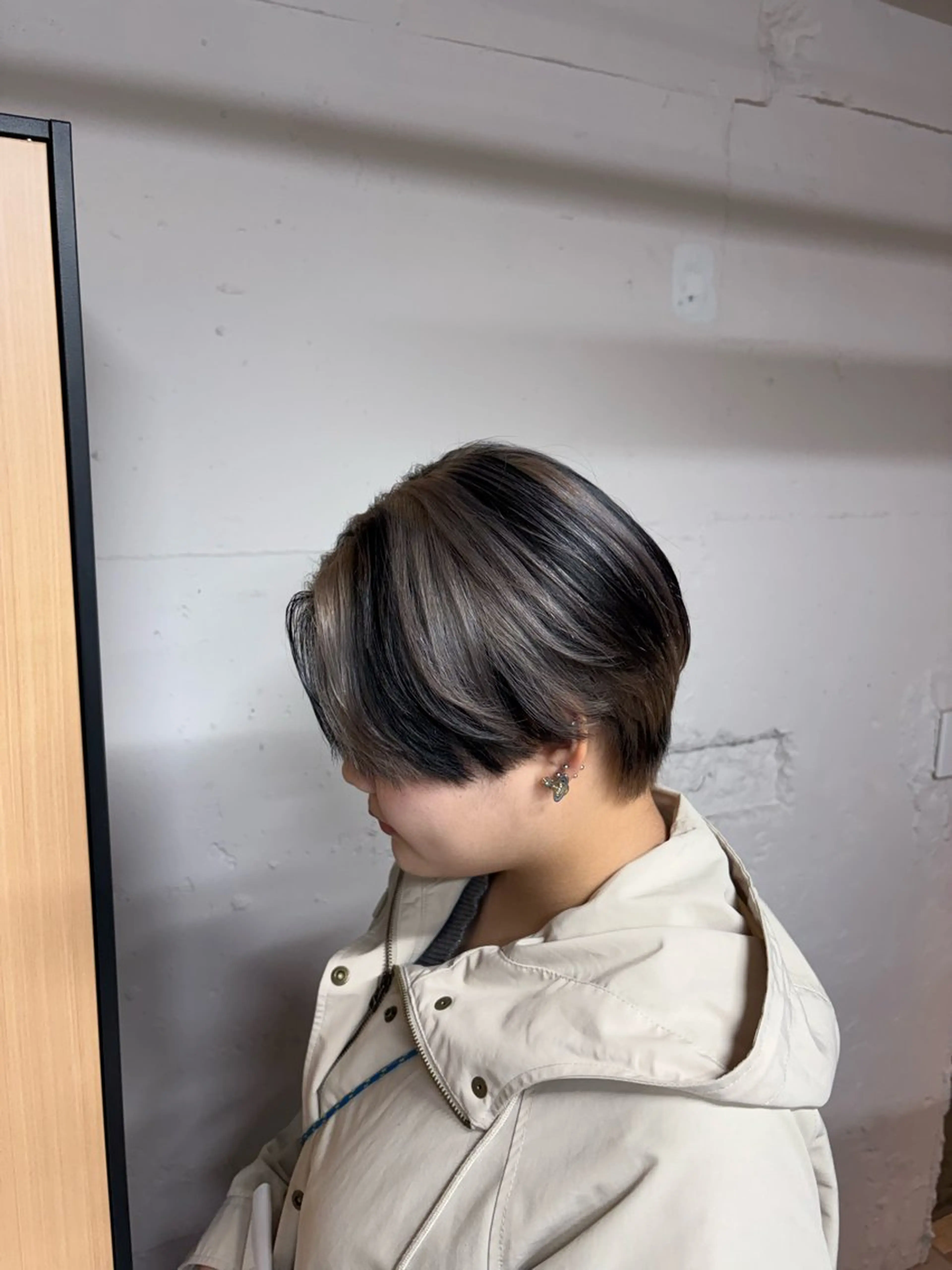 ショート tokute 中野真咲🐺のヘアスタイル