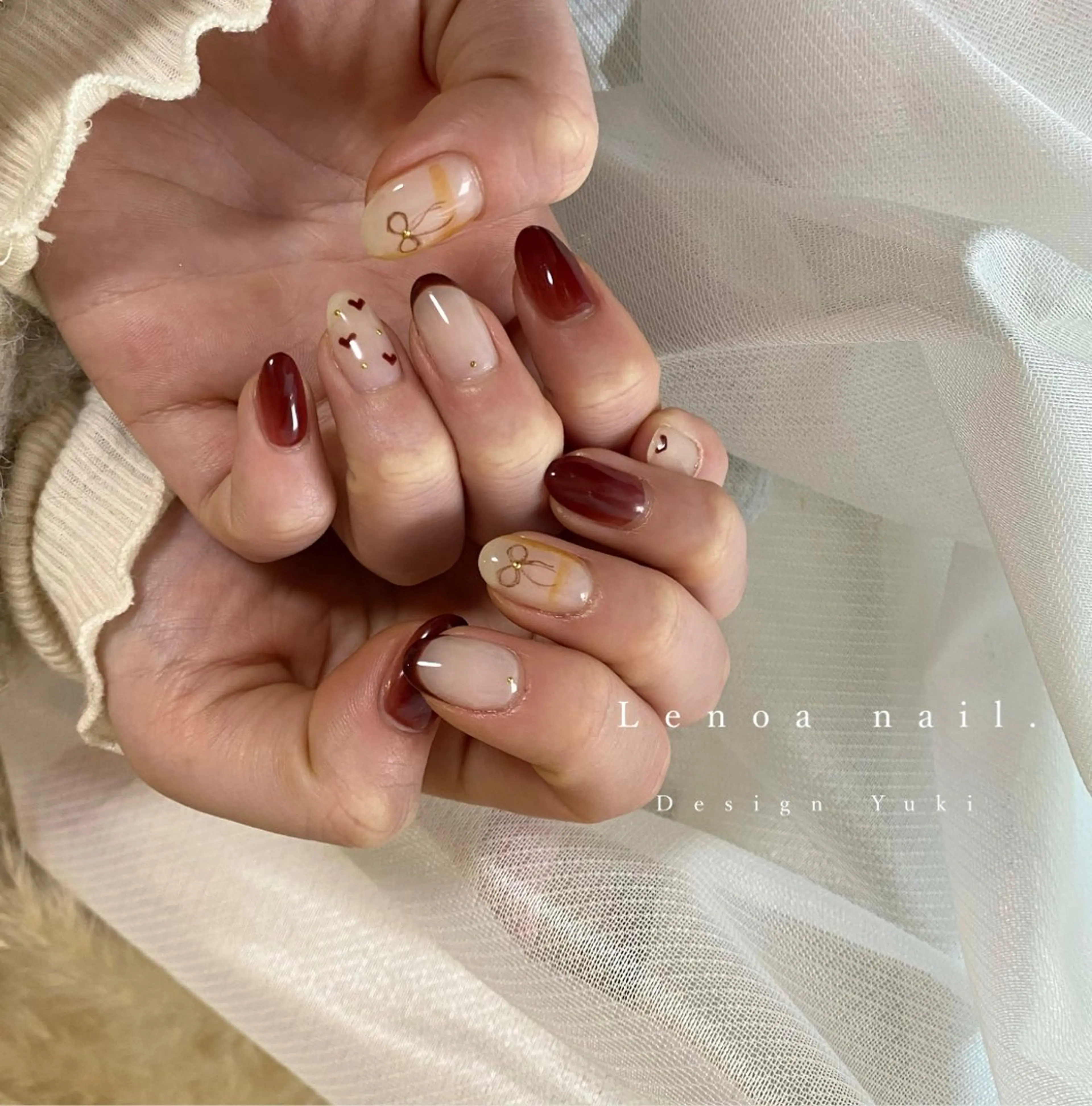 ネイル ハンドネイル Lenoa Yukiのネイルデザイン