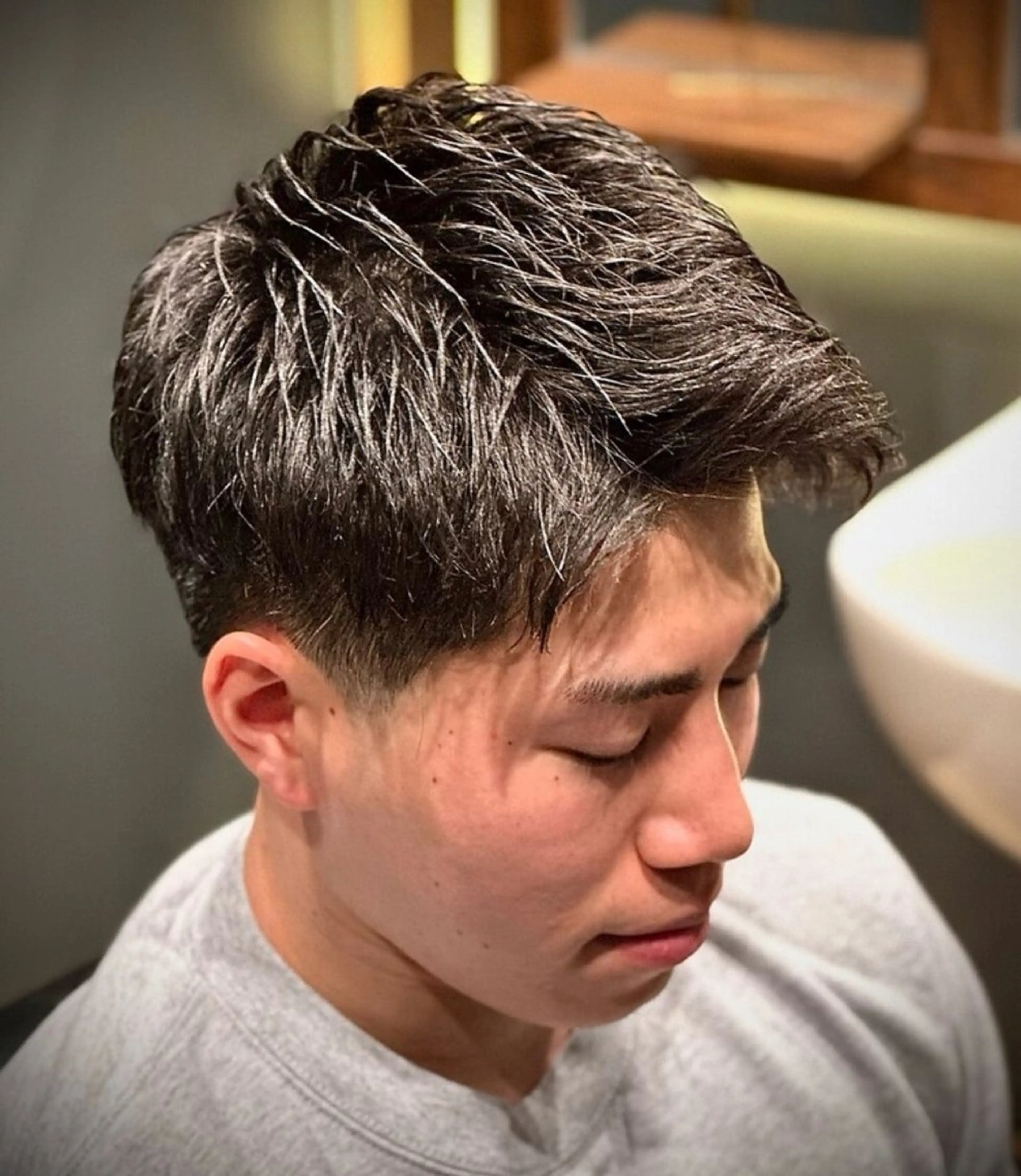 ショート メンズ 大村 颯のヘアスタイル