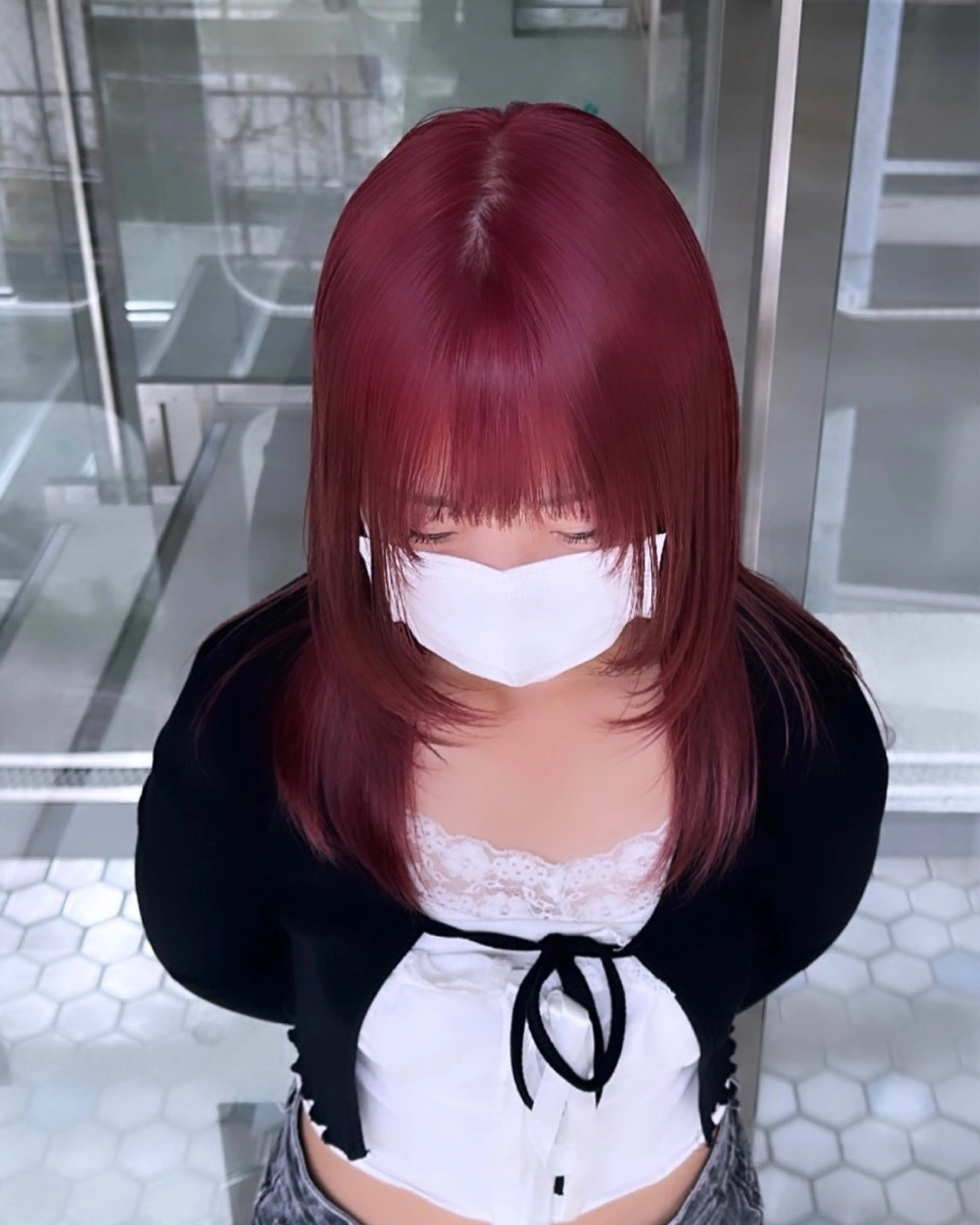 ミディアム カラー ヘアアレンジ メンズ ササキカズマ〻透明感 〻色落ち〻赤み消しのヘアスタイル