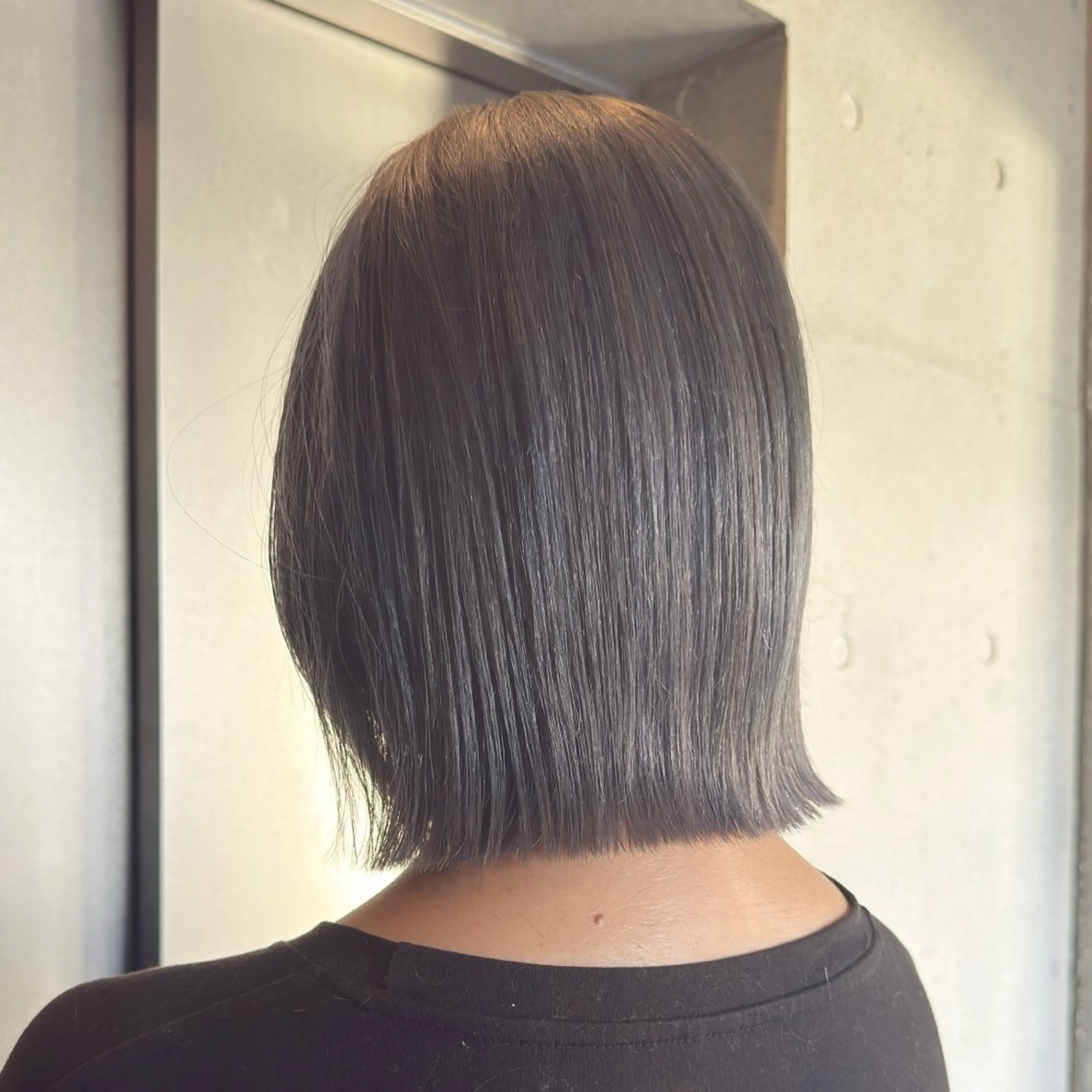 ミディアム カラー カット ヘアカラー トリートメント 透明感/血色カラー/ 似合せレイヤー/ゆいのヘアスタイル