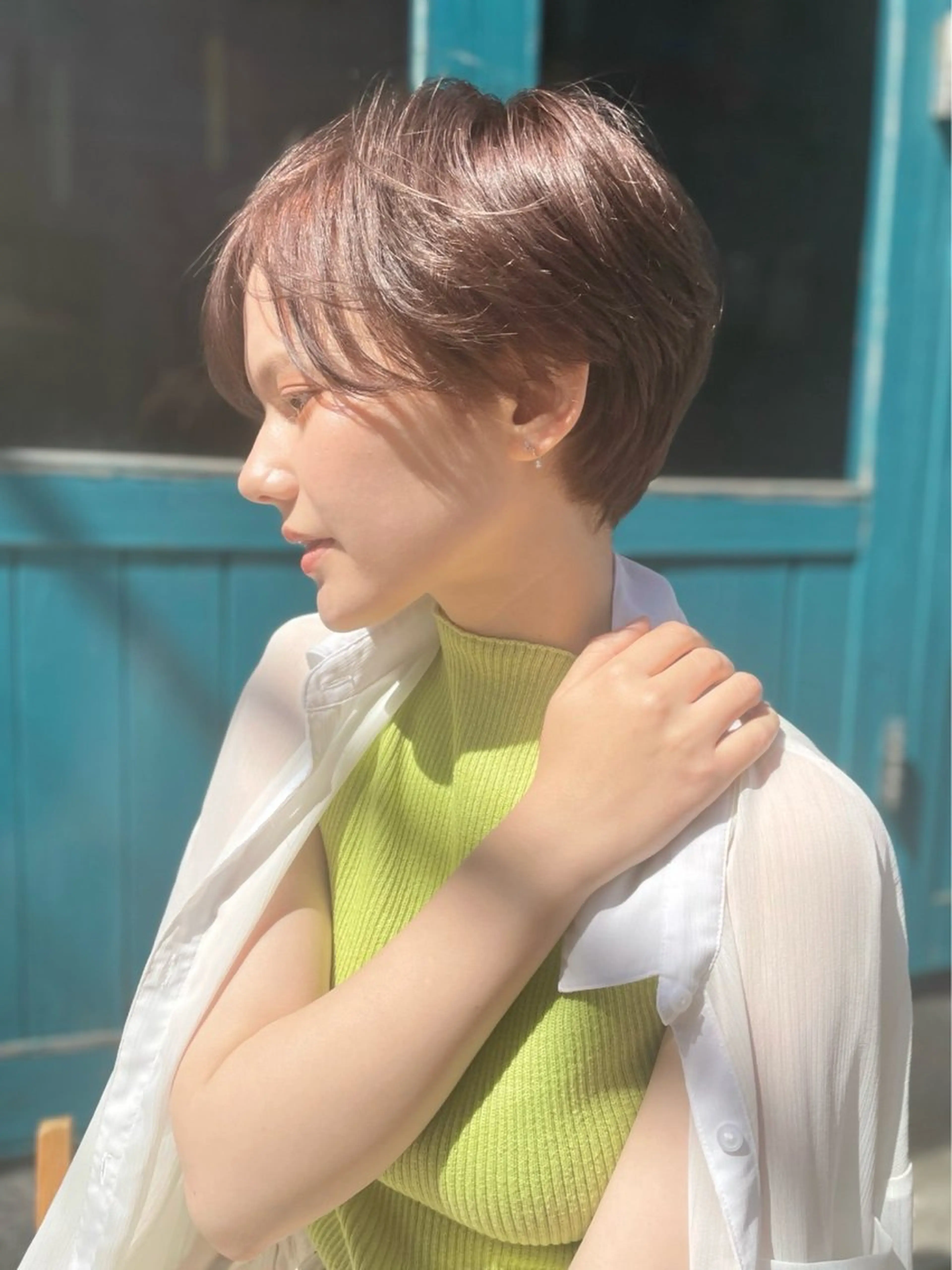 ショート カラー ダブルカラー/ 艶髪/SHISEIのヘアスタイル