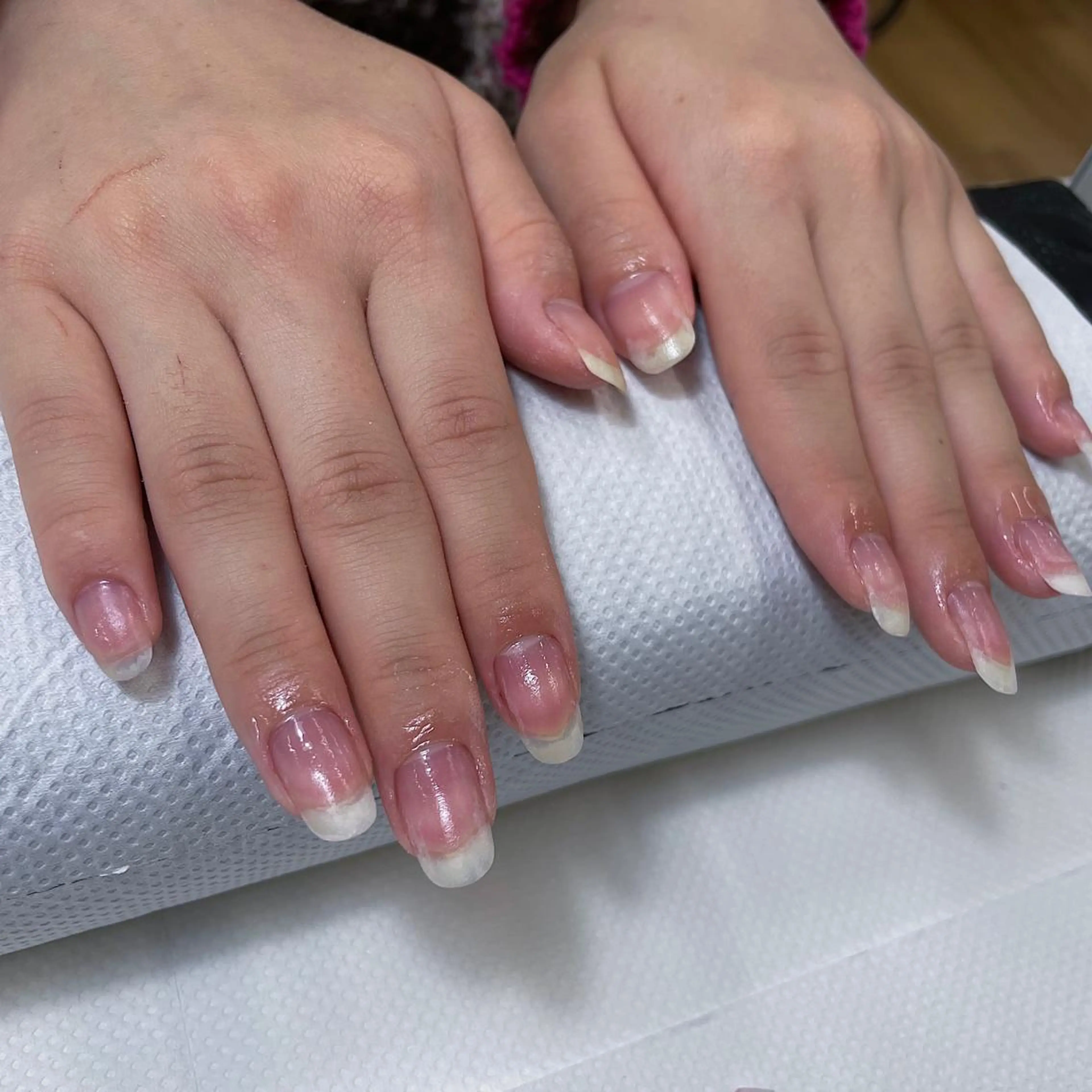 ネイル 長さ出し ジェルネイル 【MAXKELLY】 ᴋᴀɴᴀᴍɪ🫧のネイルデザイン