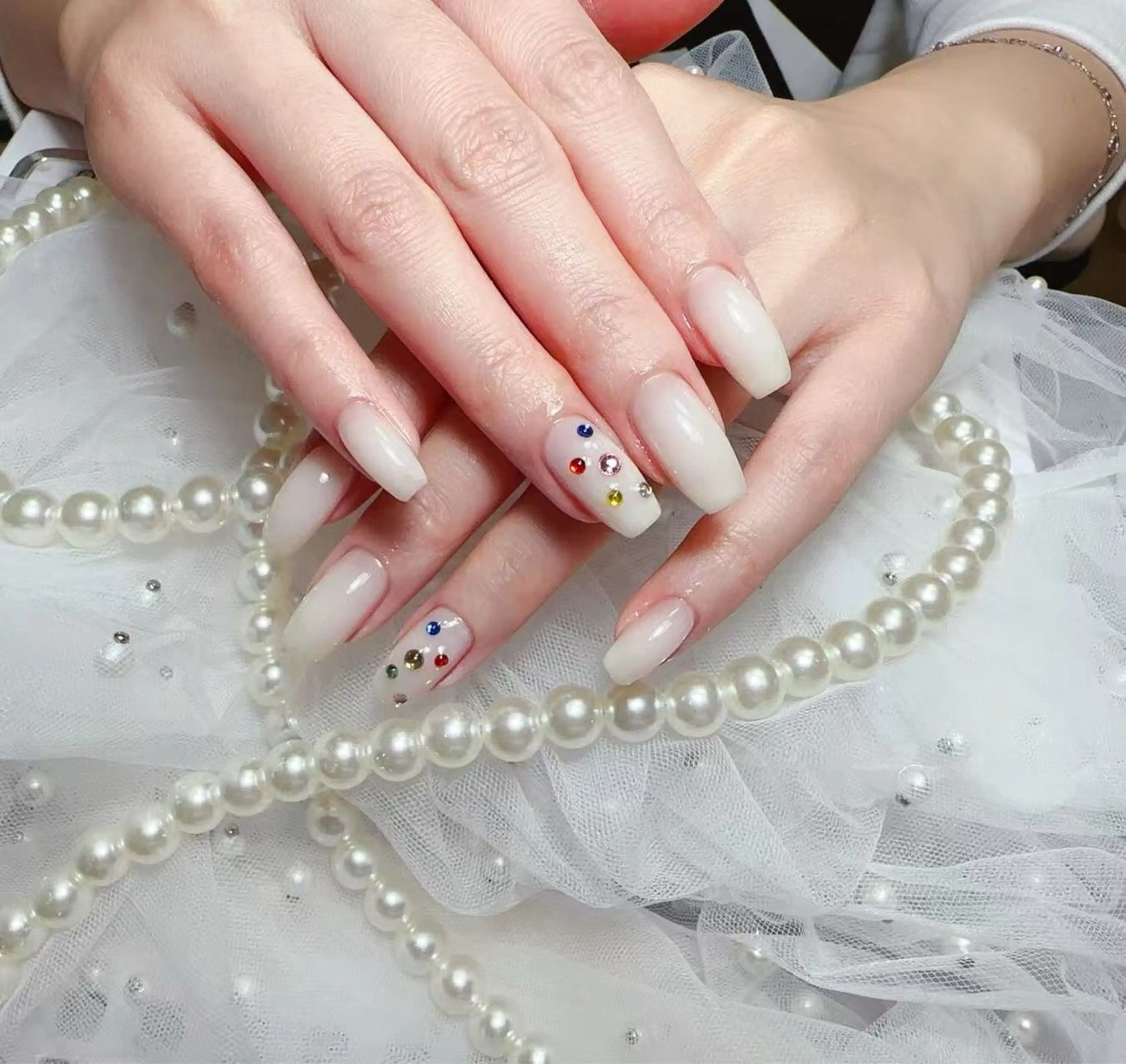 ✨定額シンプルデザイン￥5880→¥5300💅新规オフ無料！ケア付きの写真