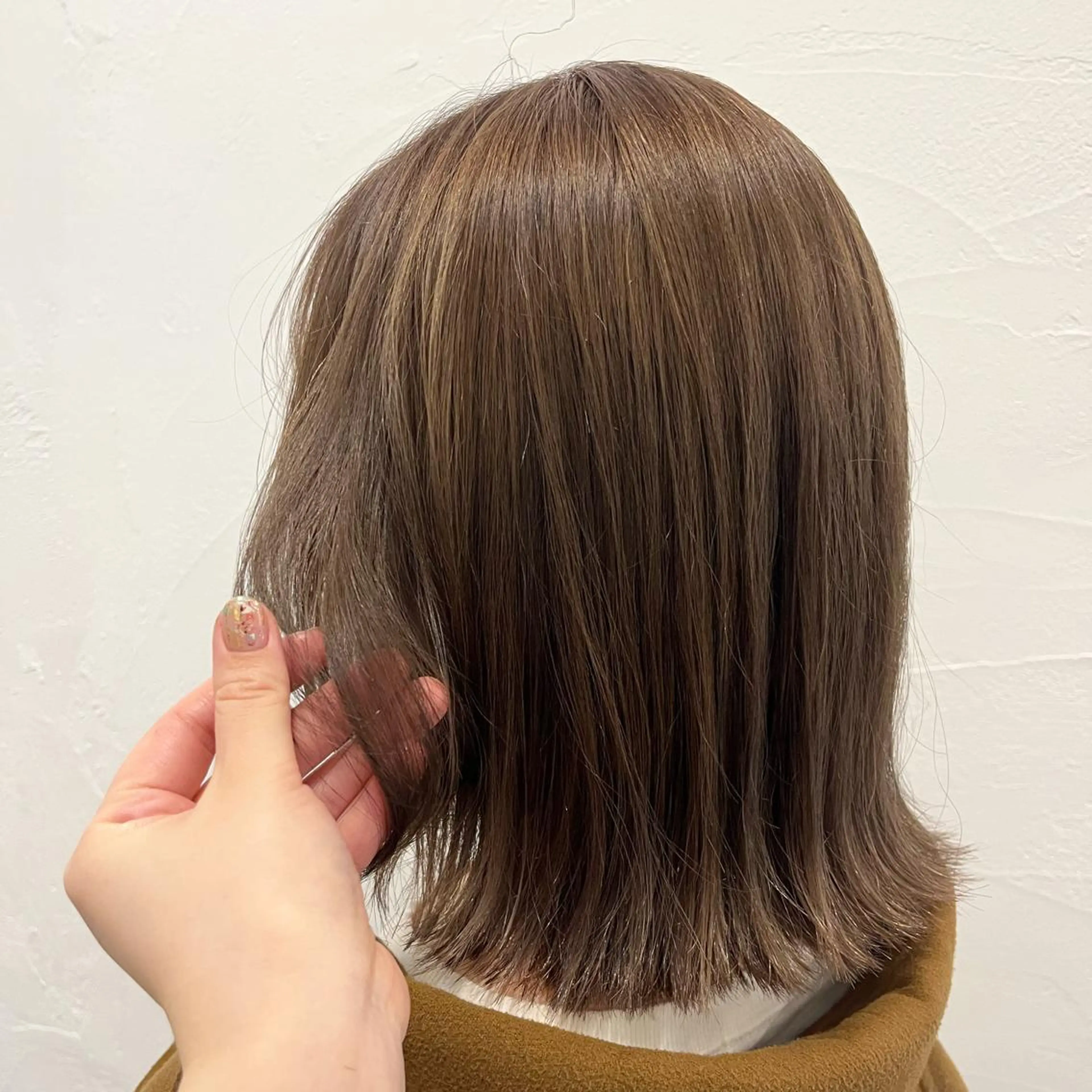 ミディアム カラー ベージュカラー 透明感カラー 伊藤ゆかり/髪質改善 /透明感カラーのヘアスタイル