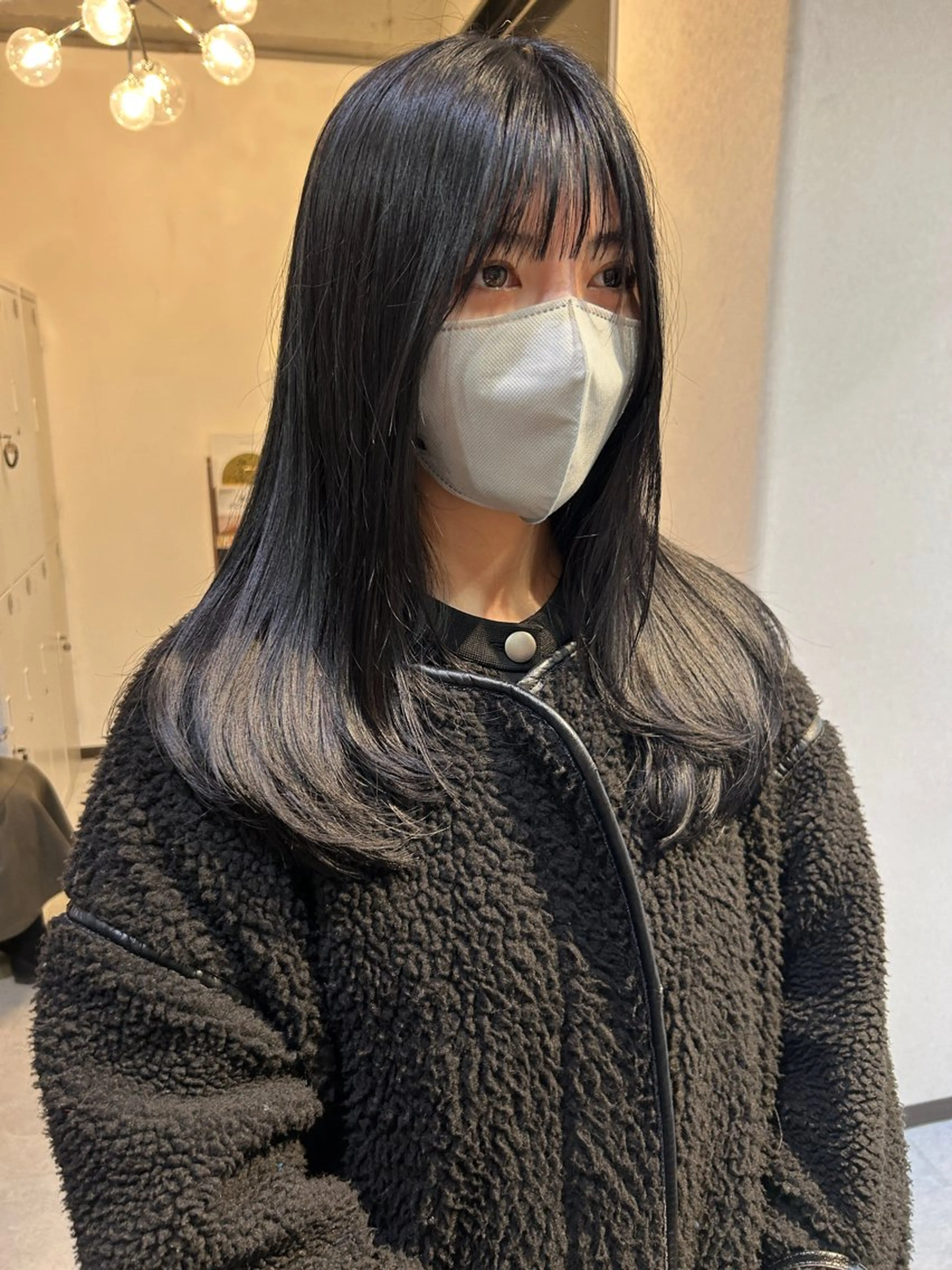 セミロング カラー レイヤーカット カット ヘアカラー トリートメント CARICIA 白木 由里加/新栄のヘアスタイル