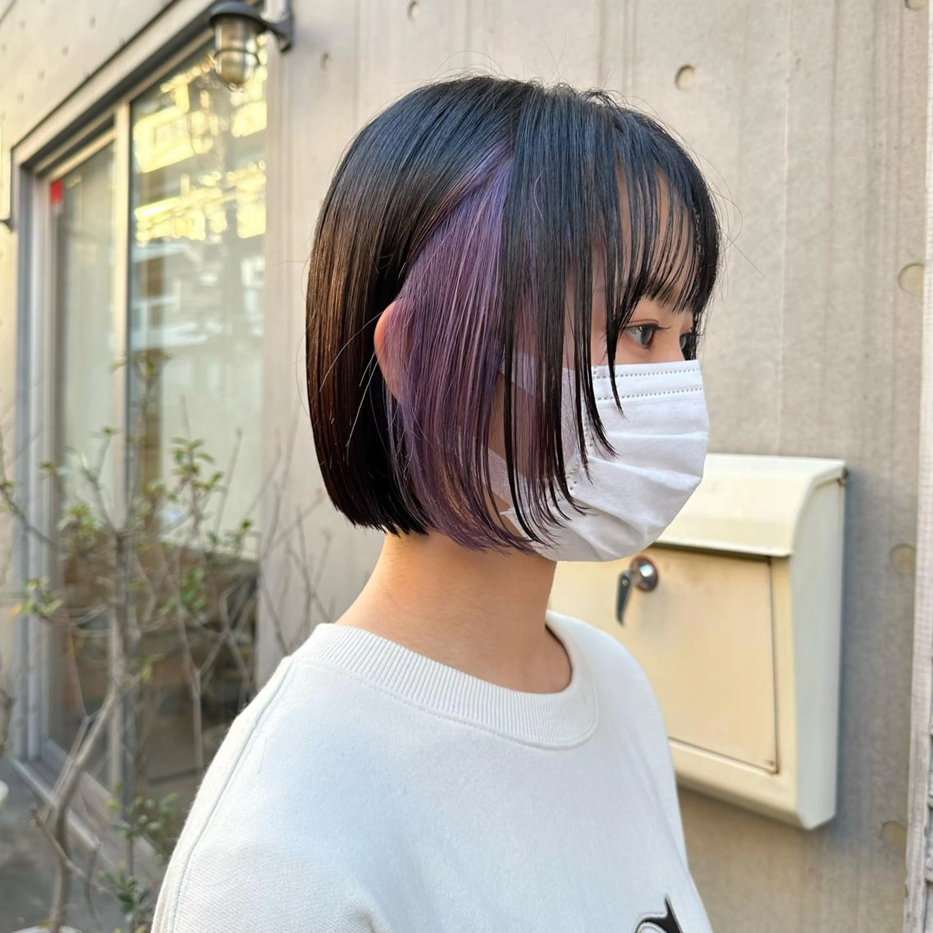 ショート カラー ブリーチ 🪭risa 暖色/レイヤー🪭のヘアスタイル