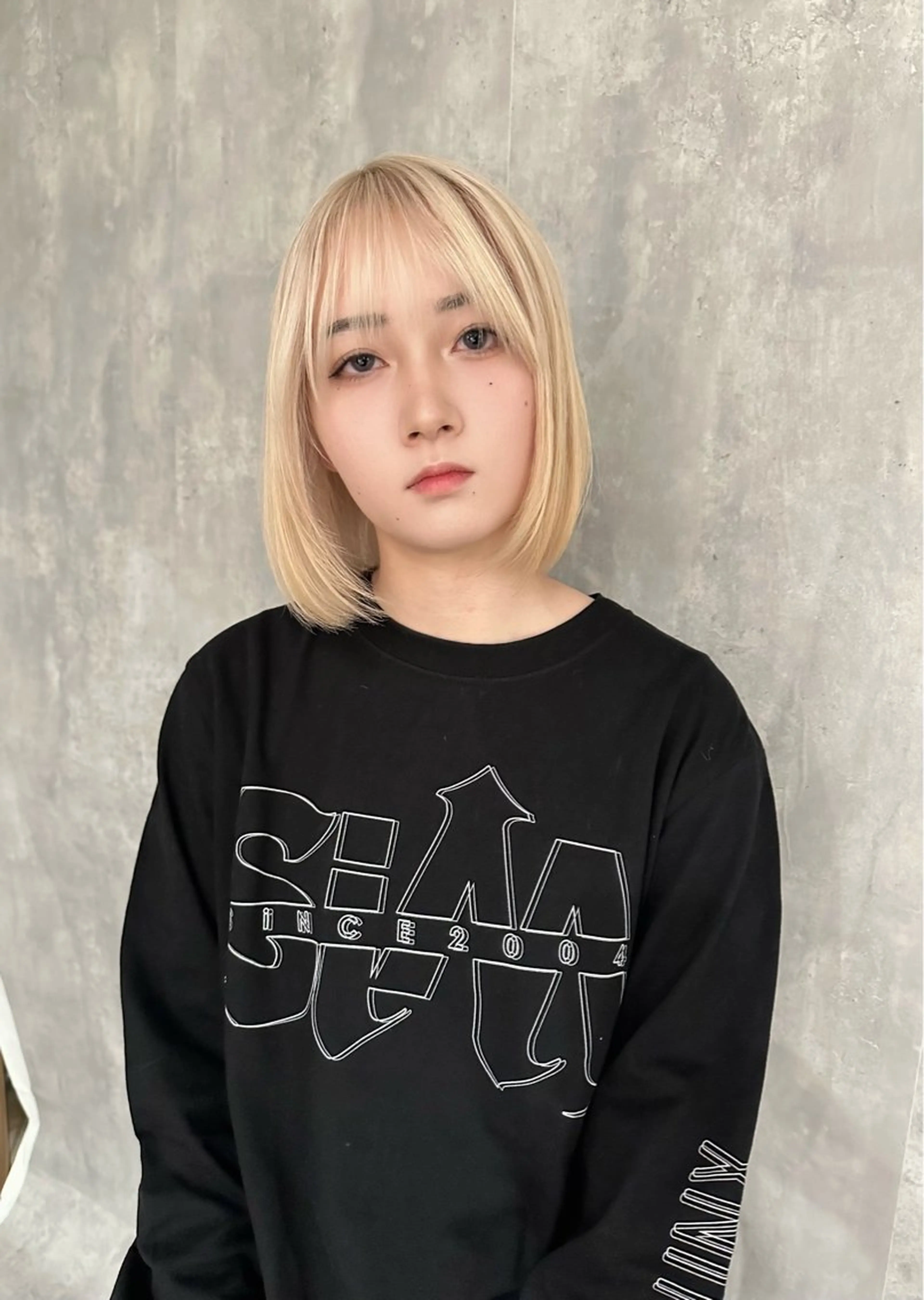 ミディアム カラー カット ヘアカラー トリートメント ヘアセット ✨艶ブリーチカラー ✨四ノ宮裕己のヘアスタイル