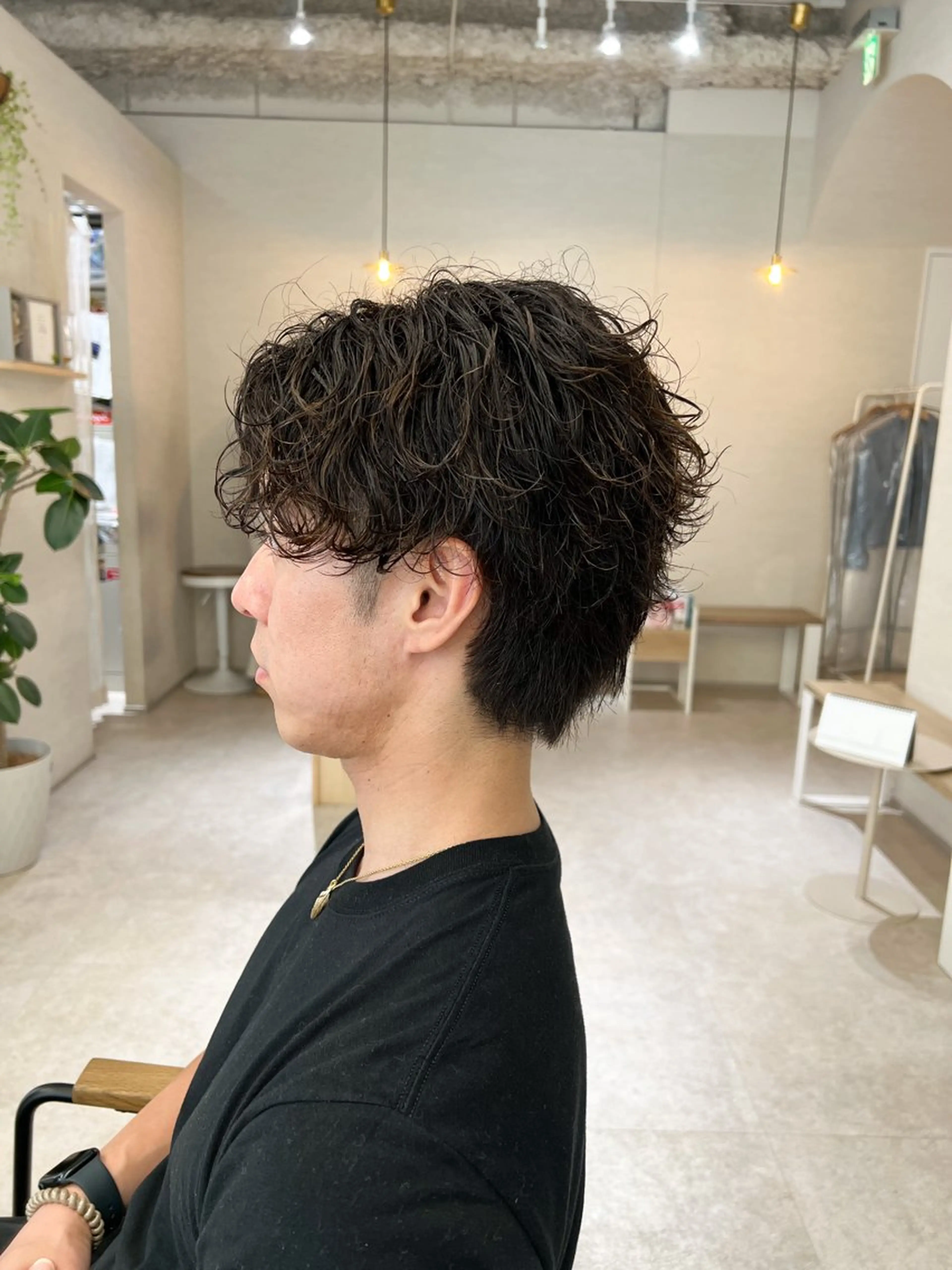 パーマ メンズ カット パーマ 桑原 希吏のヘアスタイル