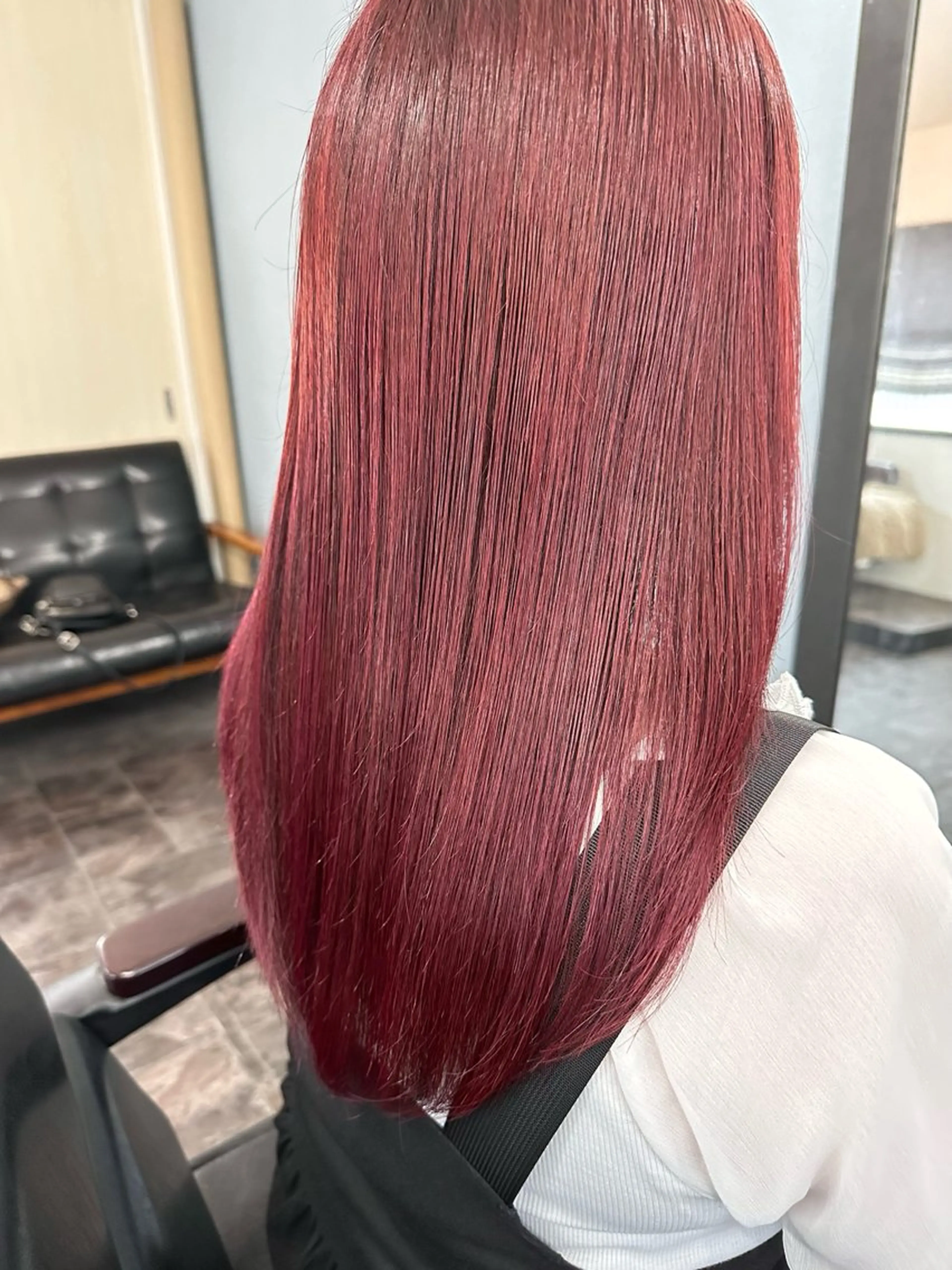 ミニモ学割👩‍🎓40%off 【 発色最強暖色カラー❤️‍🔥 】+トリートメント(カット追加1000円​〜​)の写真