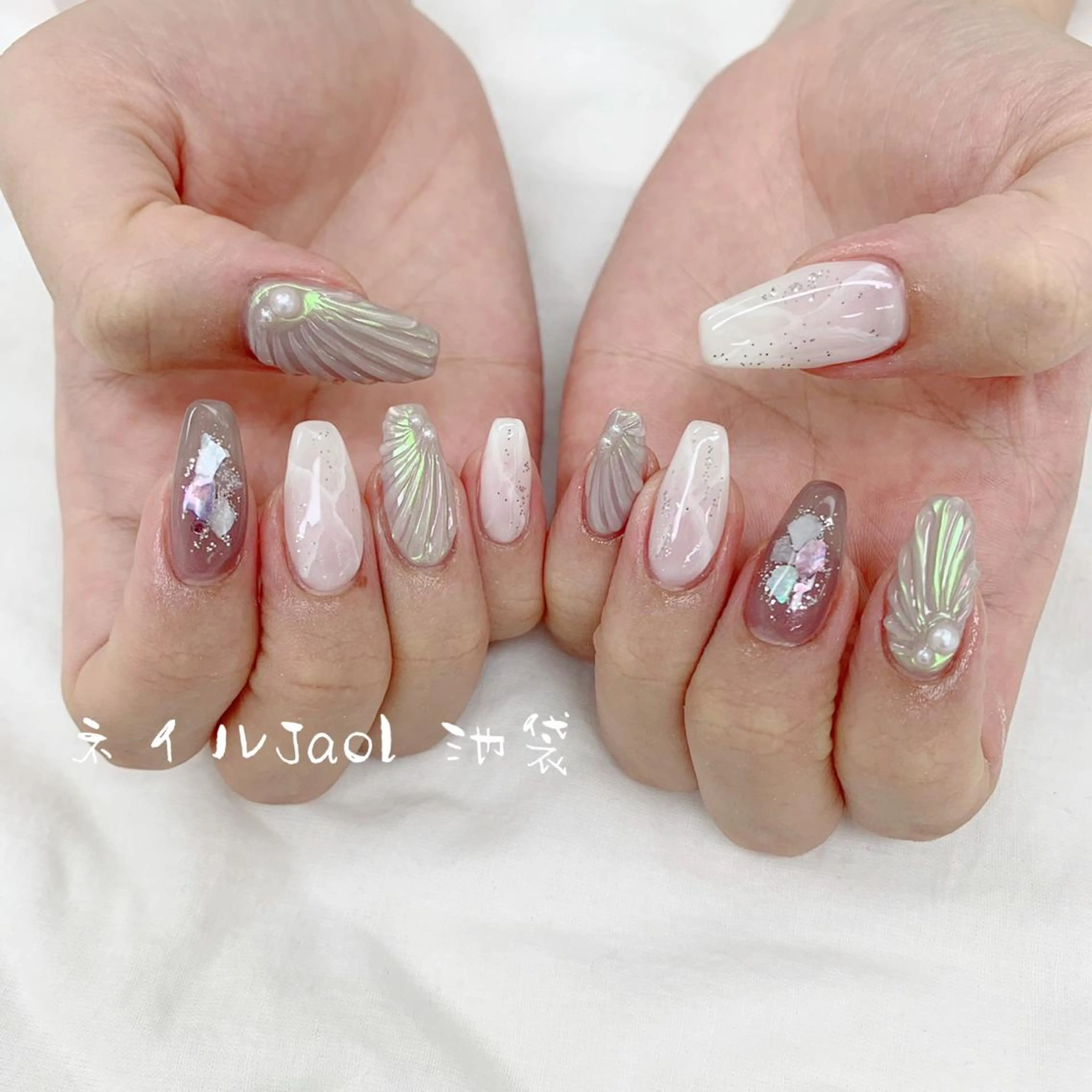 ロング ネイルJaol 池袋のネイルデザイン