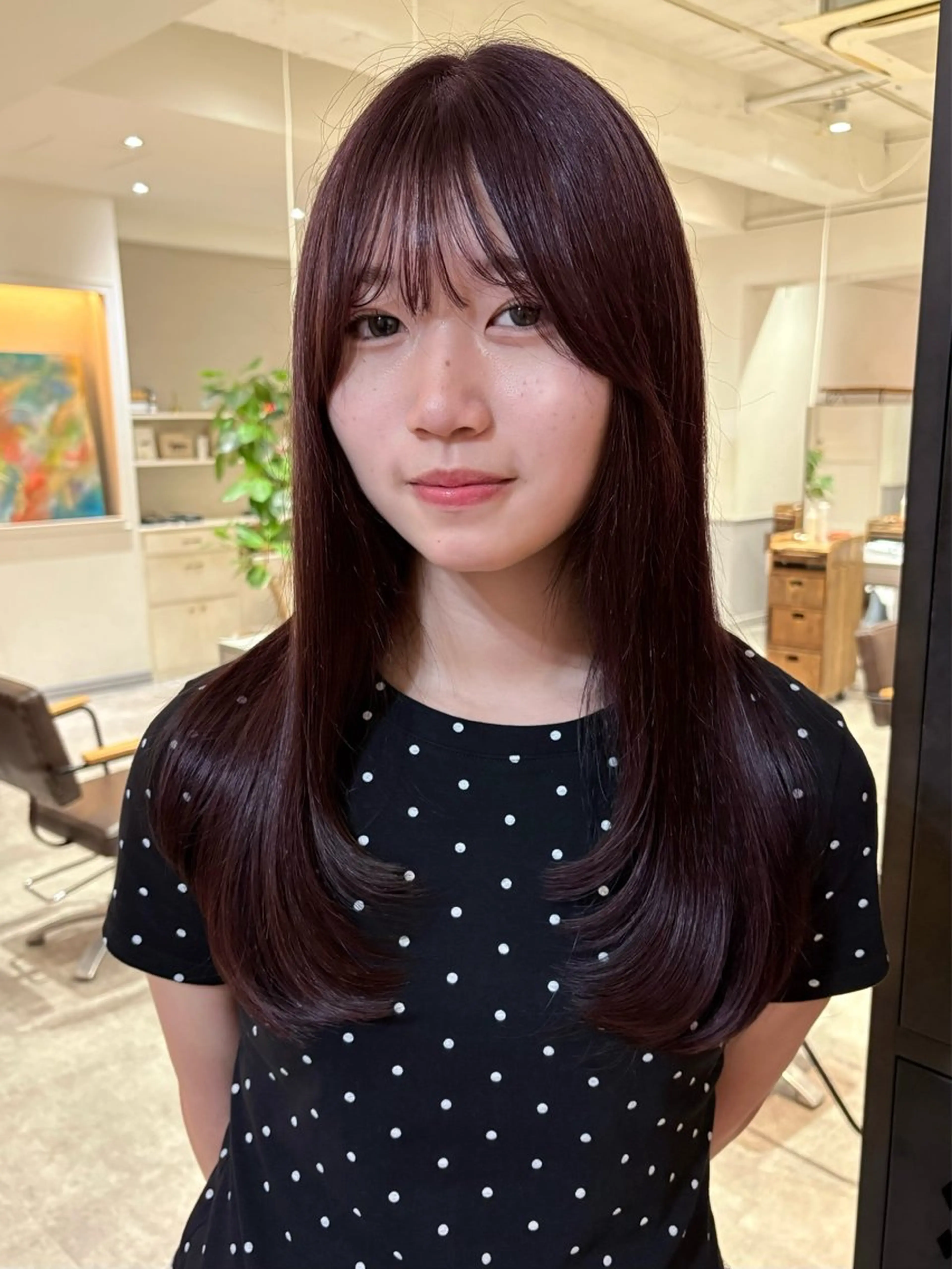 セミロング SIKI yuuna レイヤーカット🪽のヘアスタイル