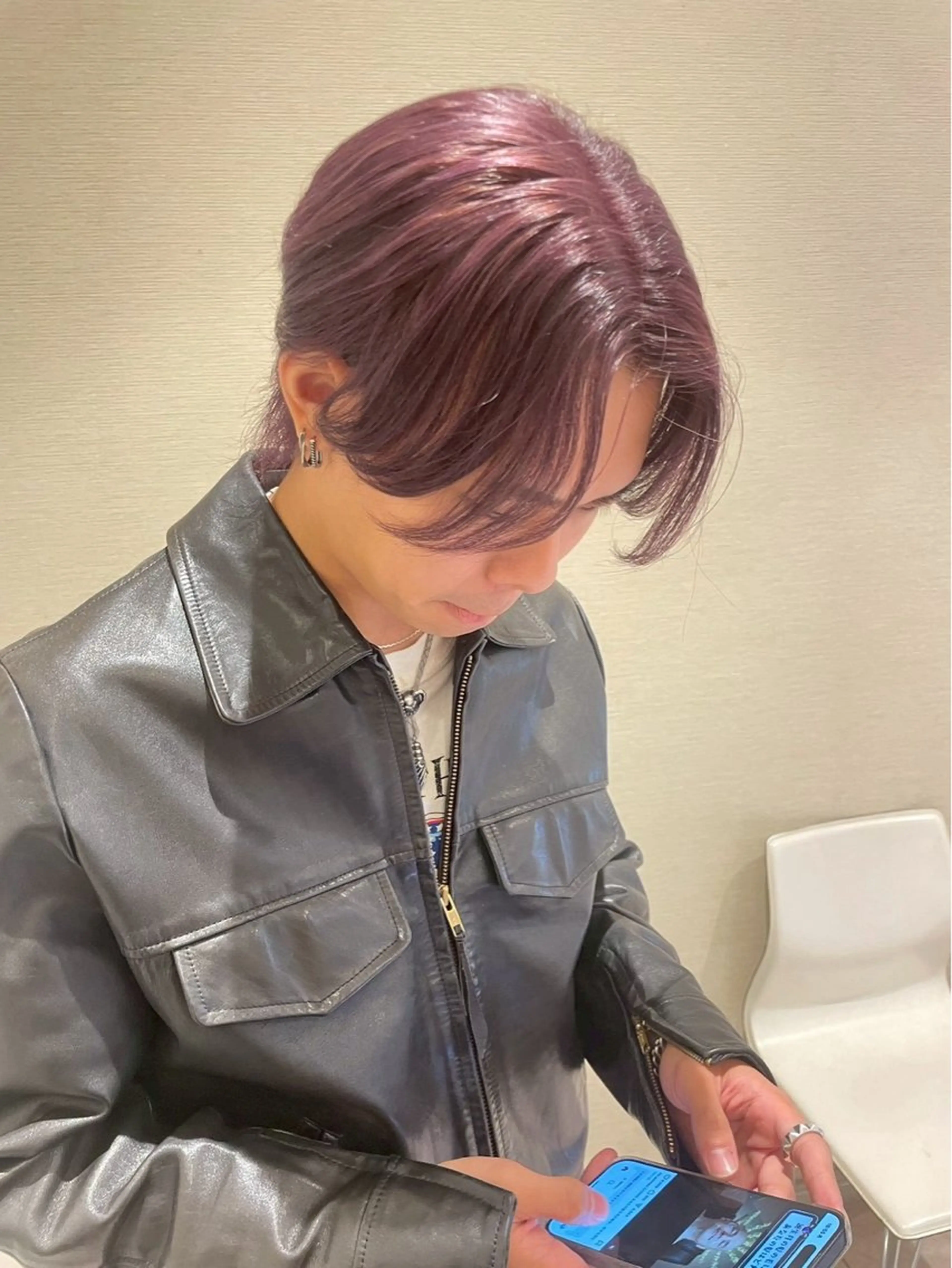 メンズ 暖色カラー💞🎀 ゆいのヘアスタイル