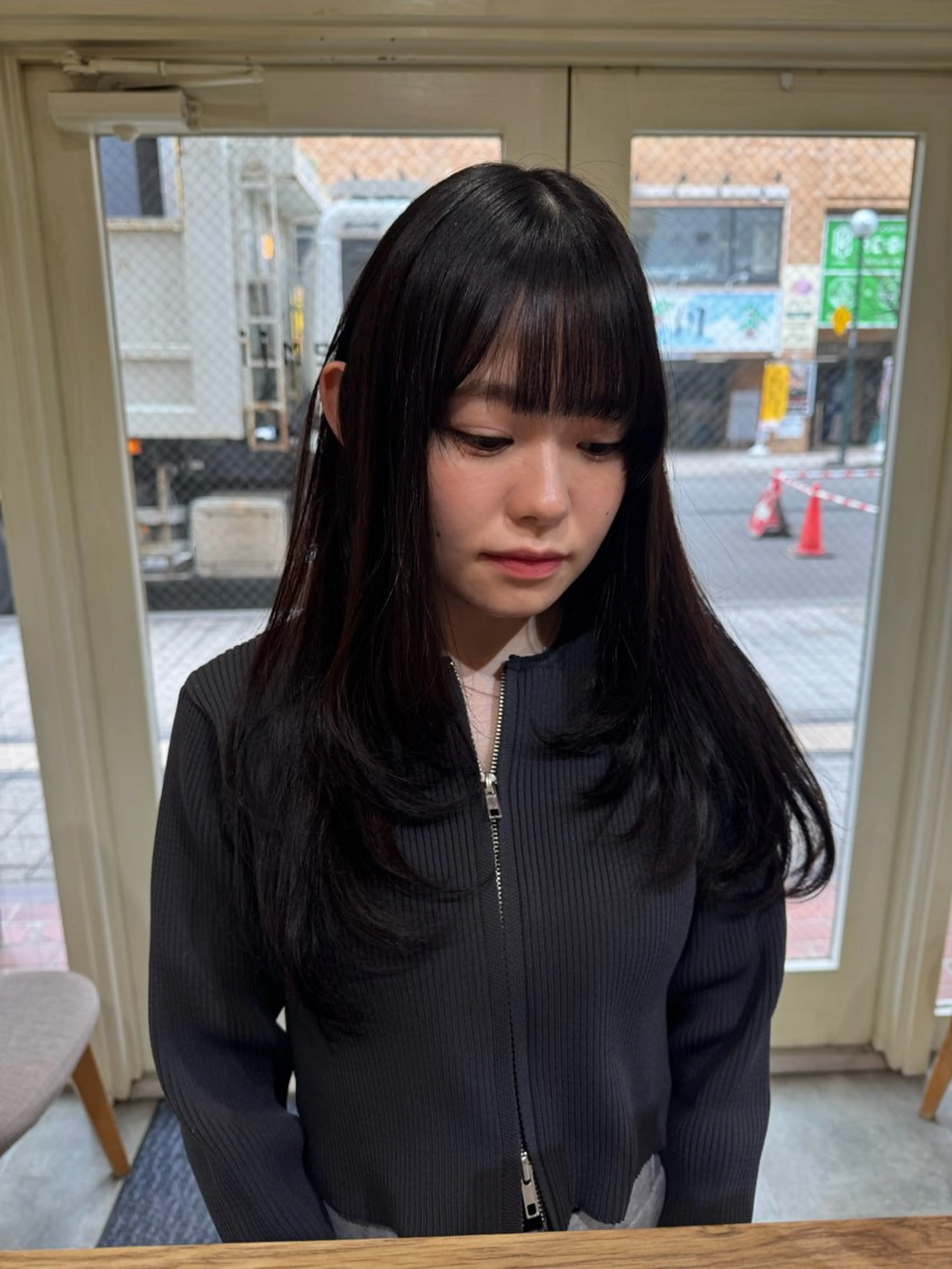 ロング カット 阿部 ことみ /パーマモデルのヘアスタイル