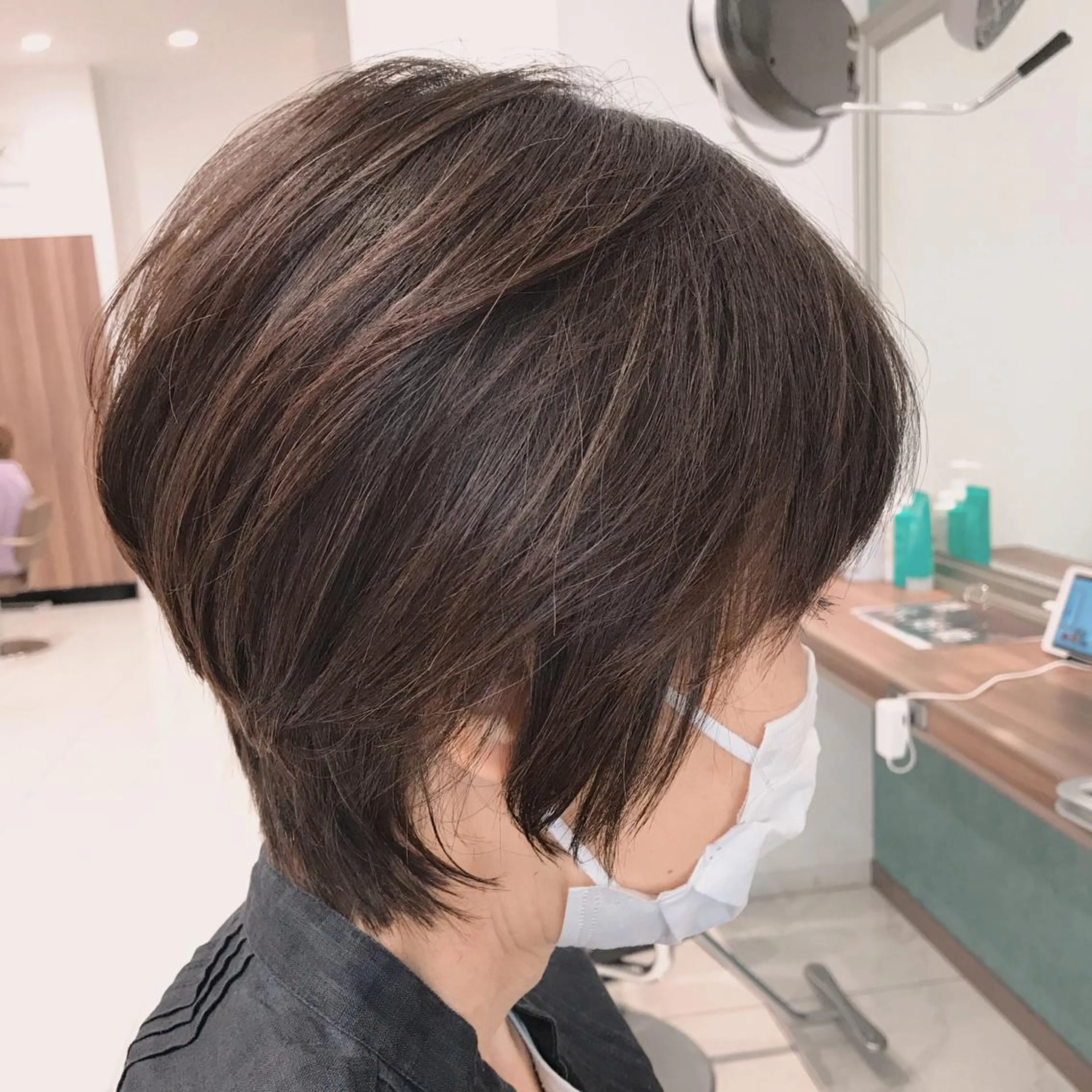 ショート ハンサムショート ショートヘア Ash宮前平/パーマ /縮毛矯正/鈴木和也のヘアスタイル