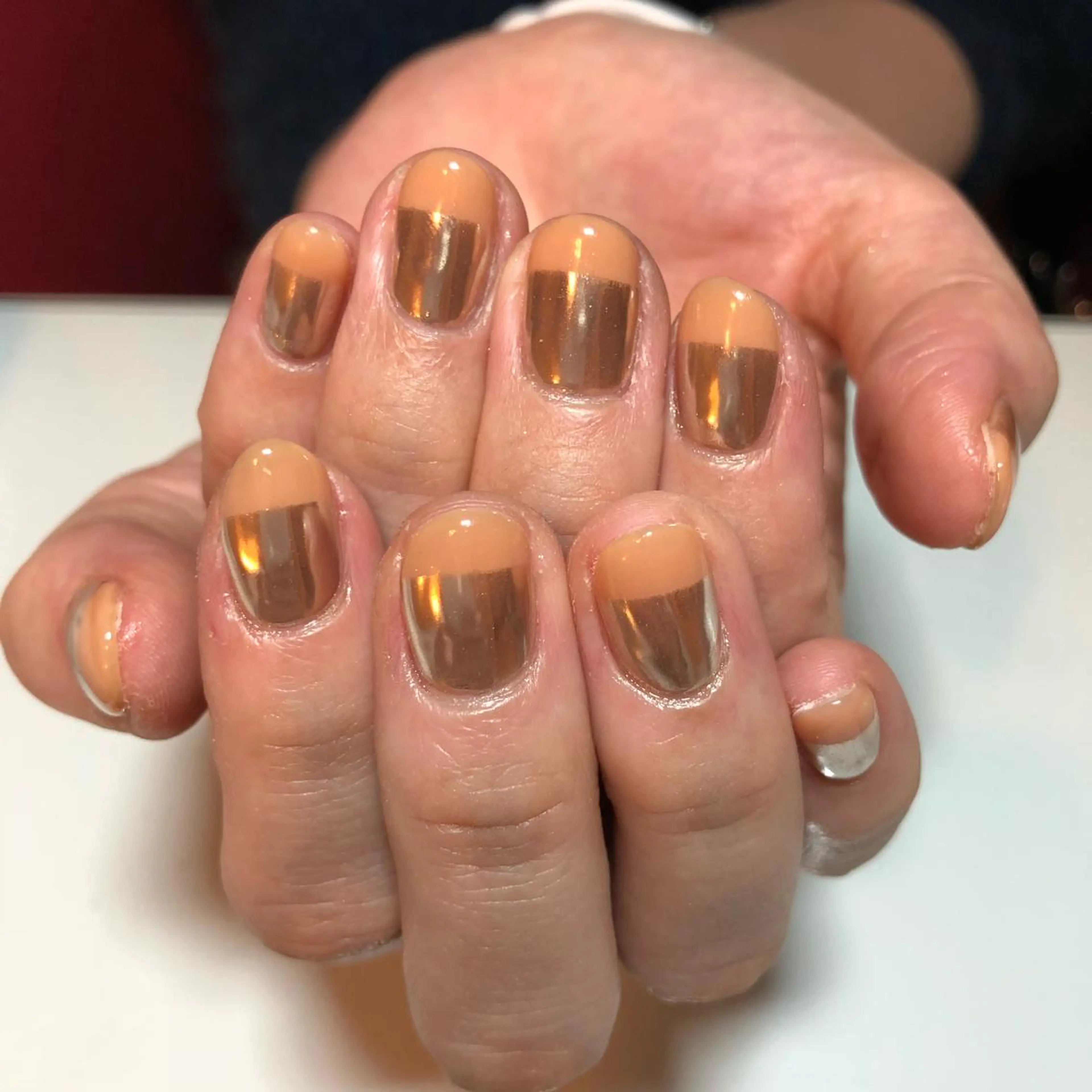 ネイル ミラーネイル g-up nail所属・米田 律子のネイルデザイン