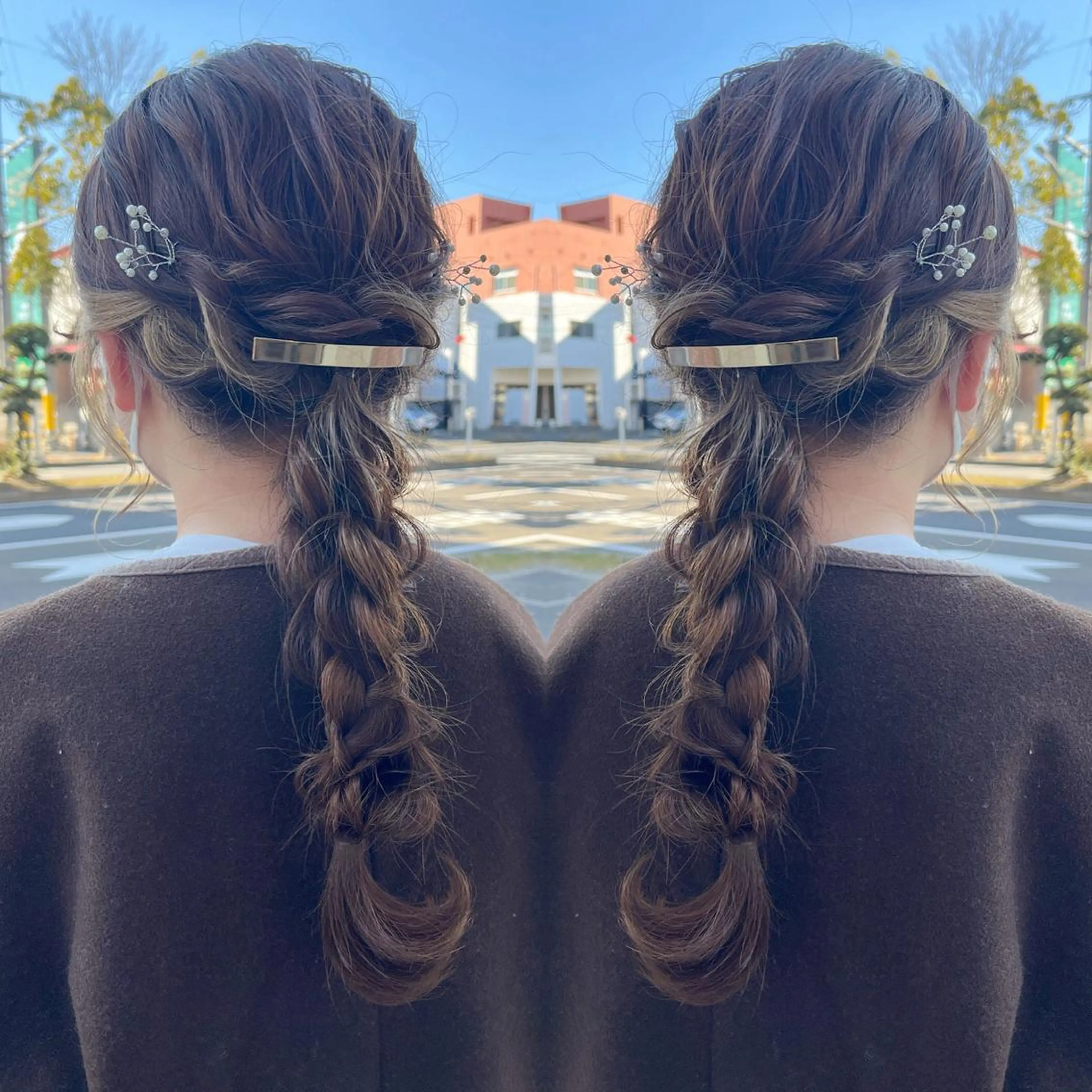 ヘアアレンジ 成人式 mako🌷ミニモ 限定クーポン多数🆕のヘアスタイル