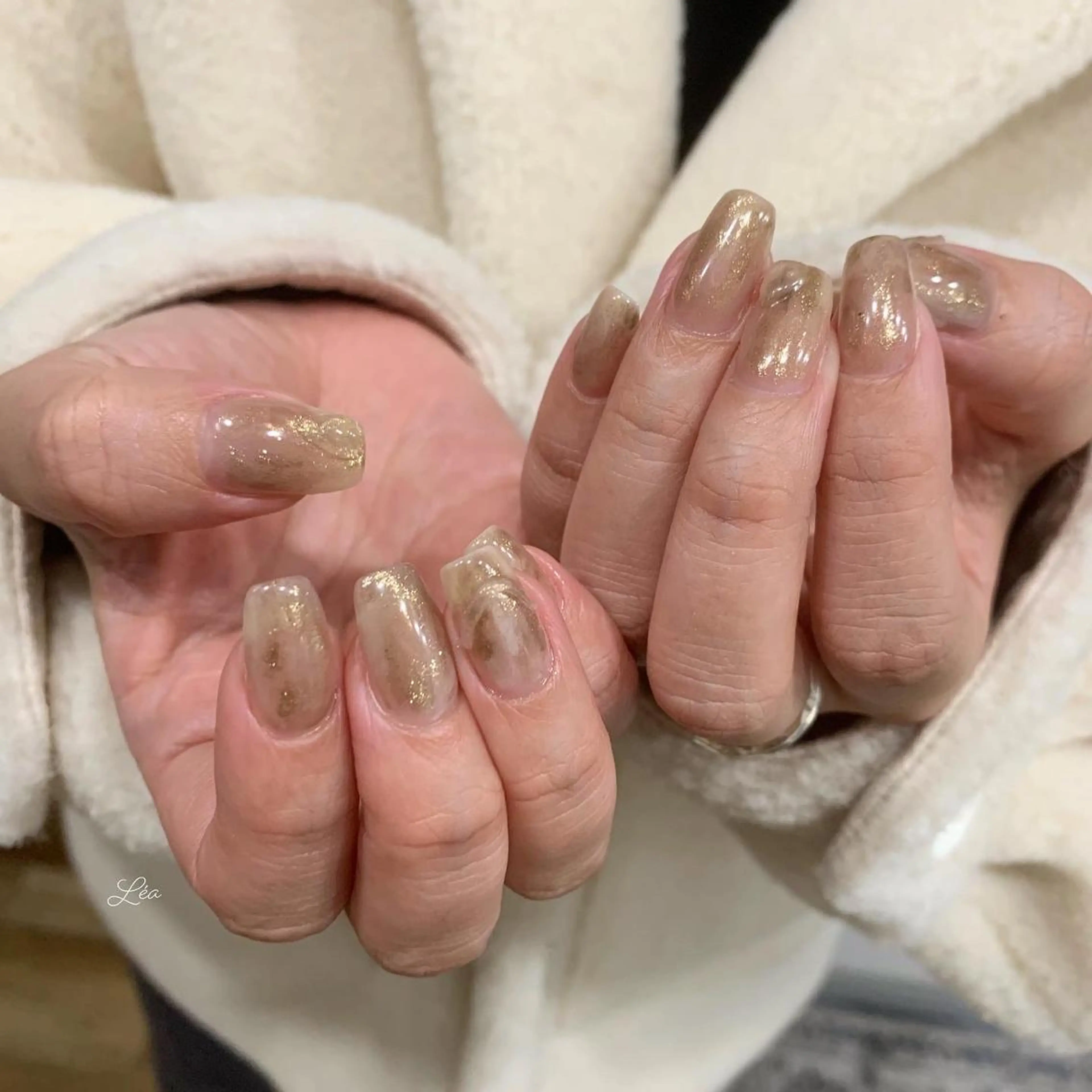 ネイル ジェルネイル パラジェル Léa nailのネイルデザイン