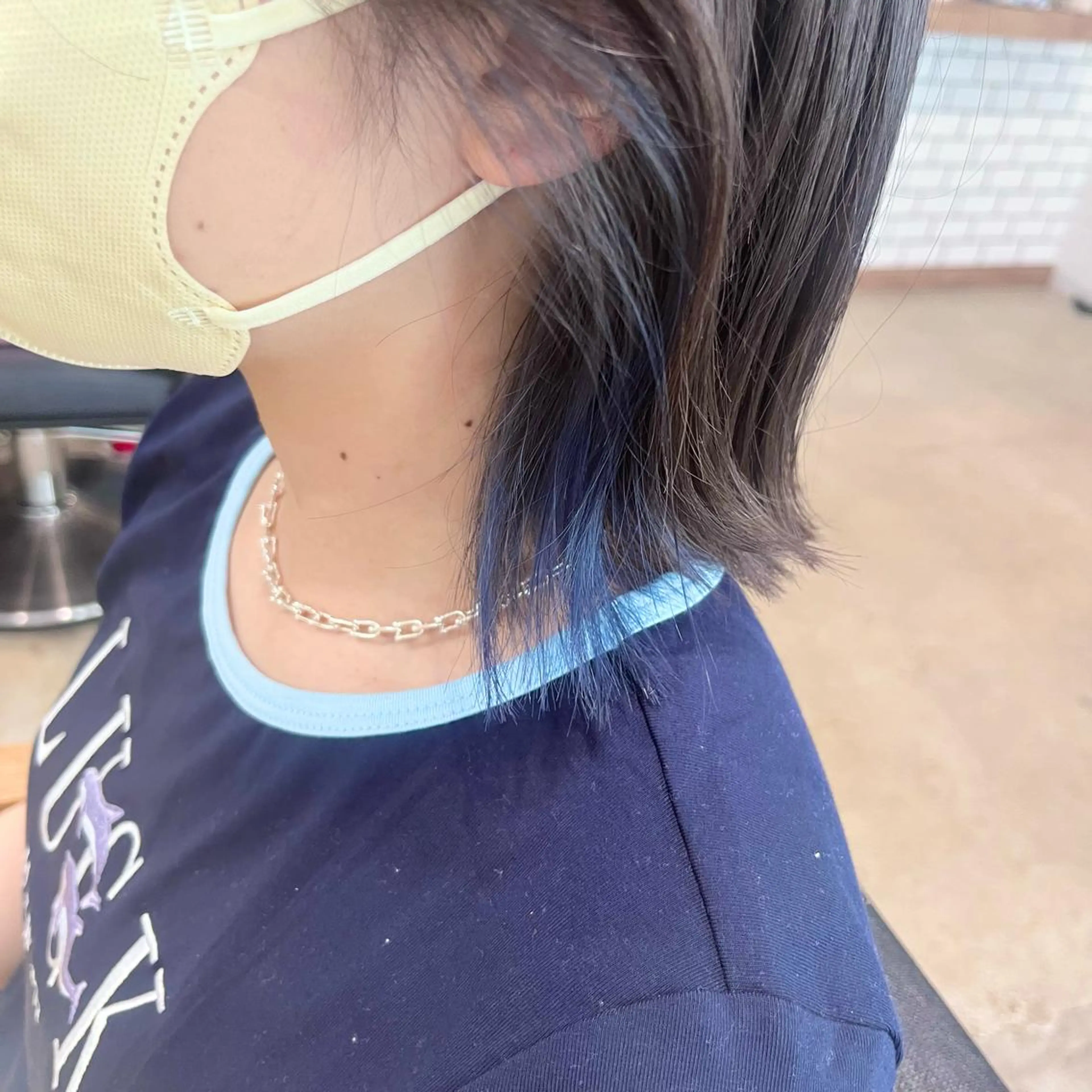 ショート カラー ブルーカラー グレージュ 🌷レイヤーカット/ フルキシオリ🌷のヘアスタイル