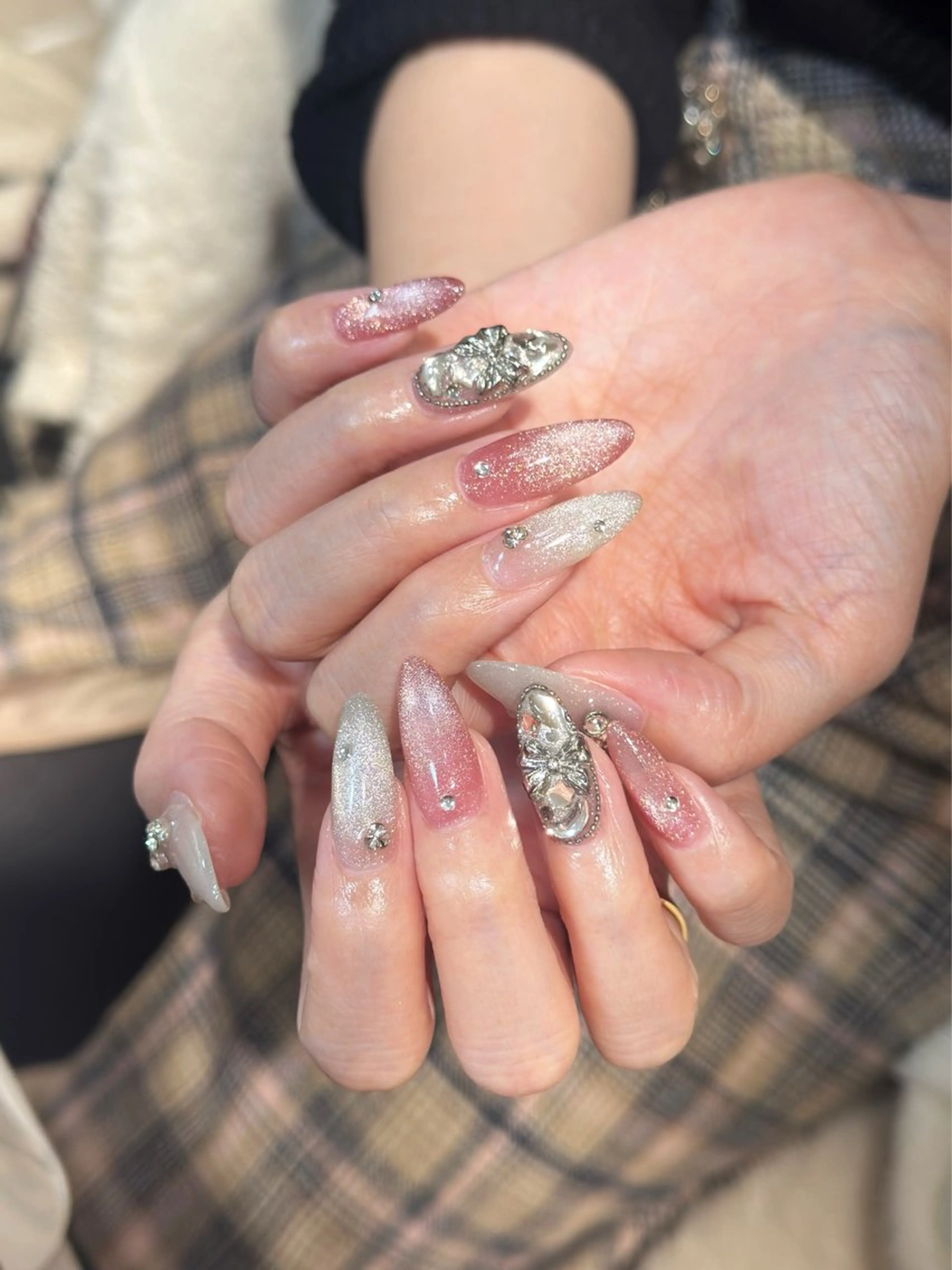 ネイル ハンドネイル ハンドケア 🦋Yumi Nail🦋Momoのネイルデザイン