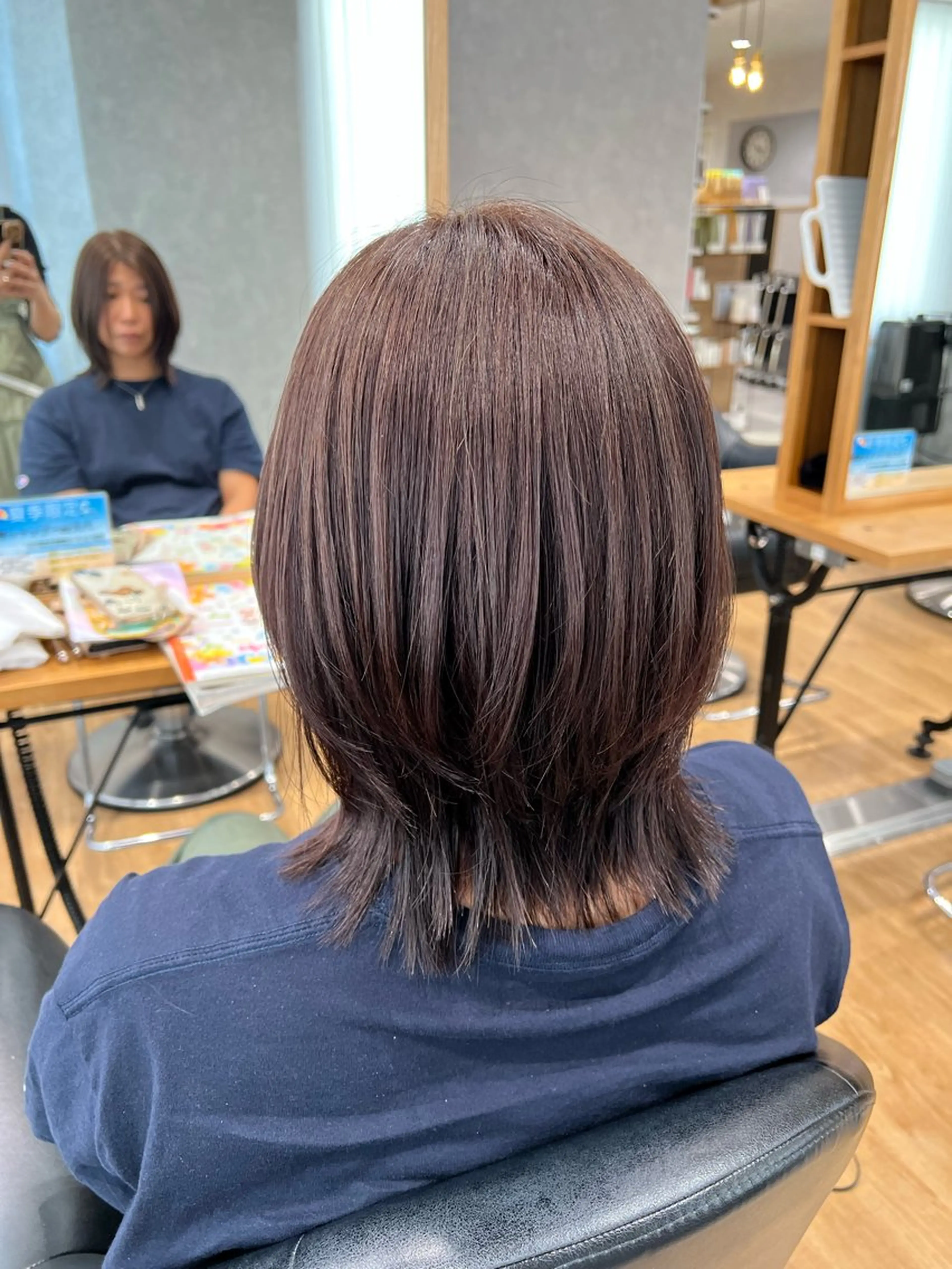 ミディアム ウルフカット 🌞レイヤー×カラー 前川那津美🌞のヘアスタイル