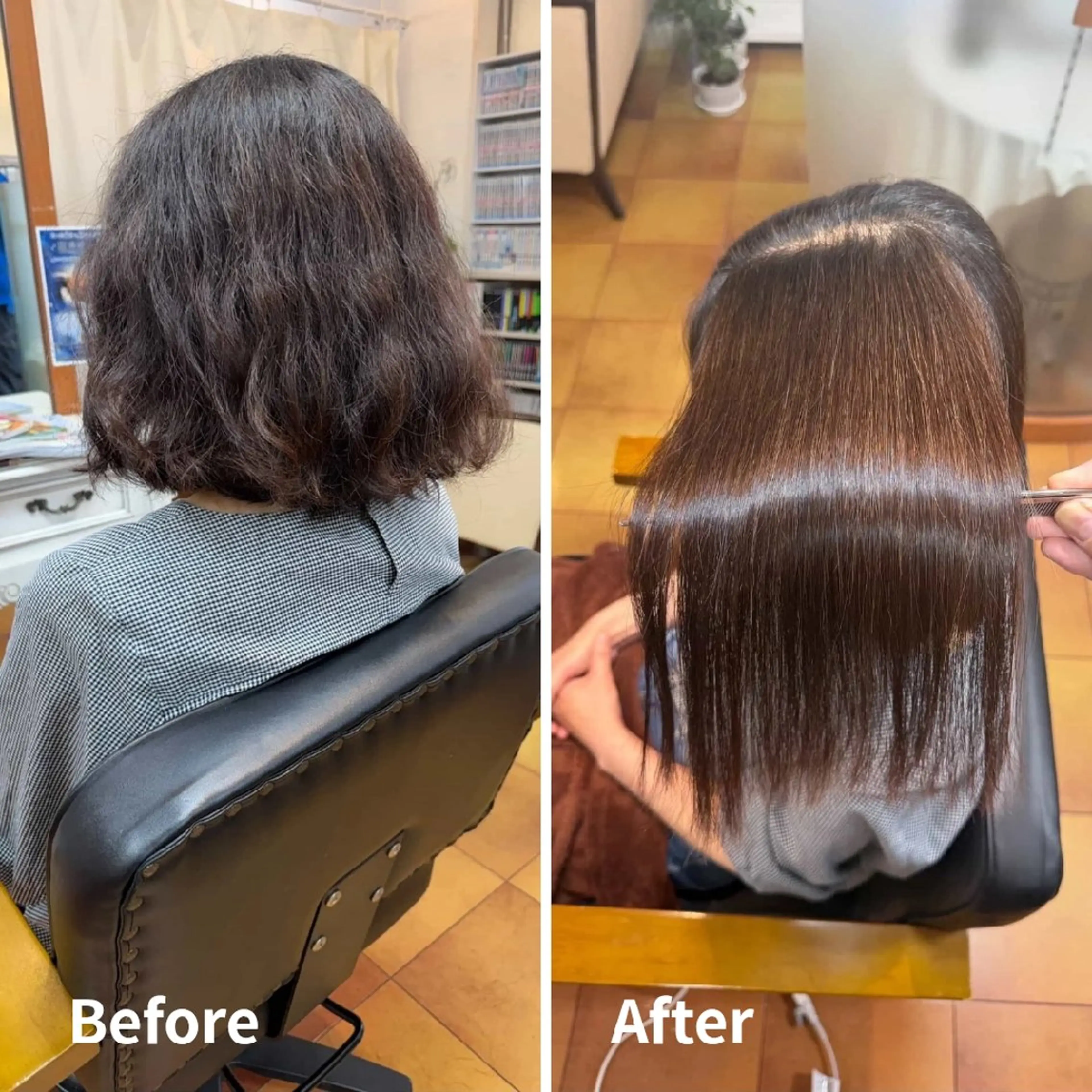 ロング 縮毛矯正 あや🍀
大人艶カラ ー・縮毛矯正のヘアスタイル