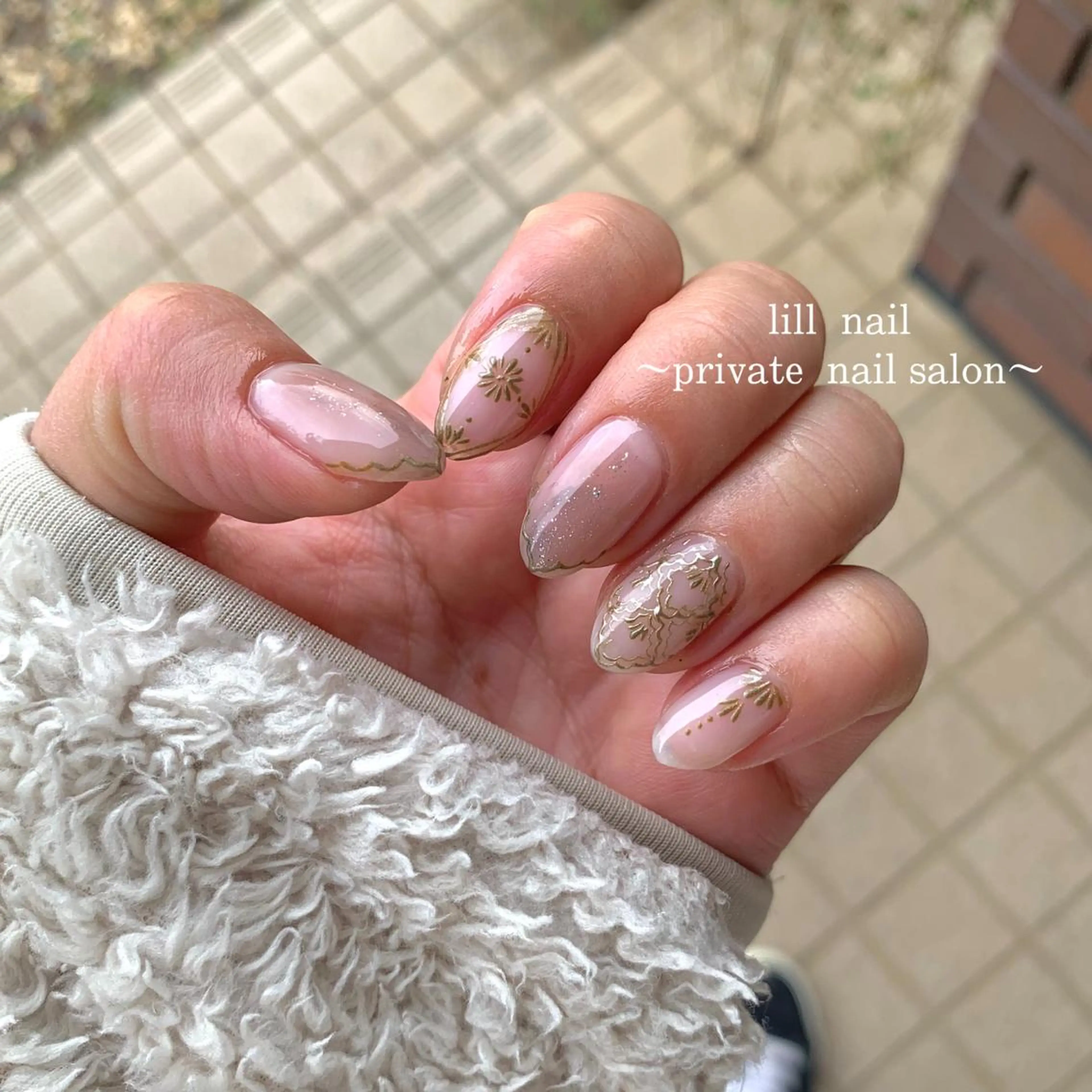 ミディアム pllia beautyのネイルデザイン