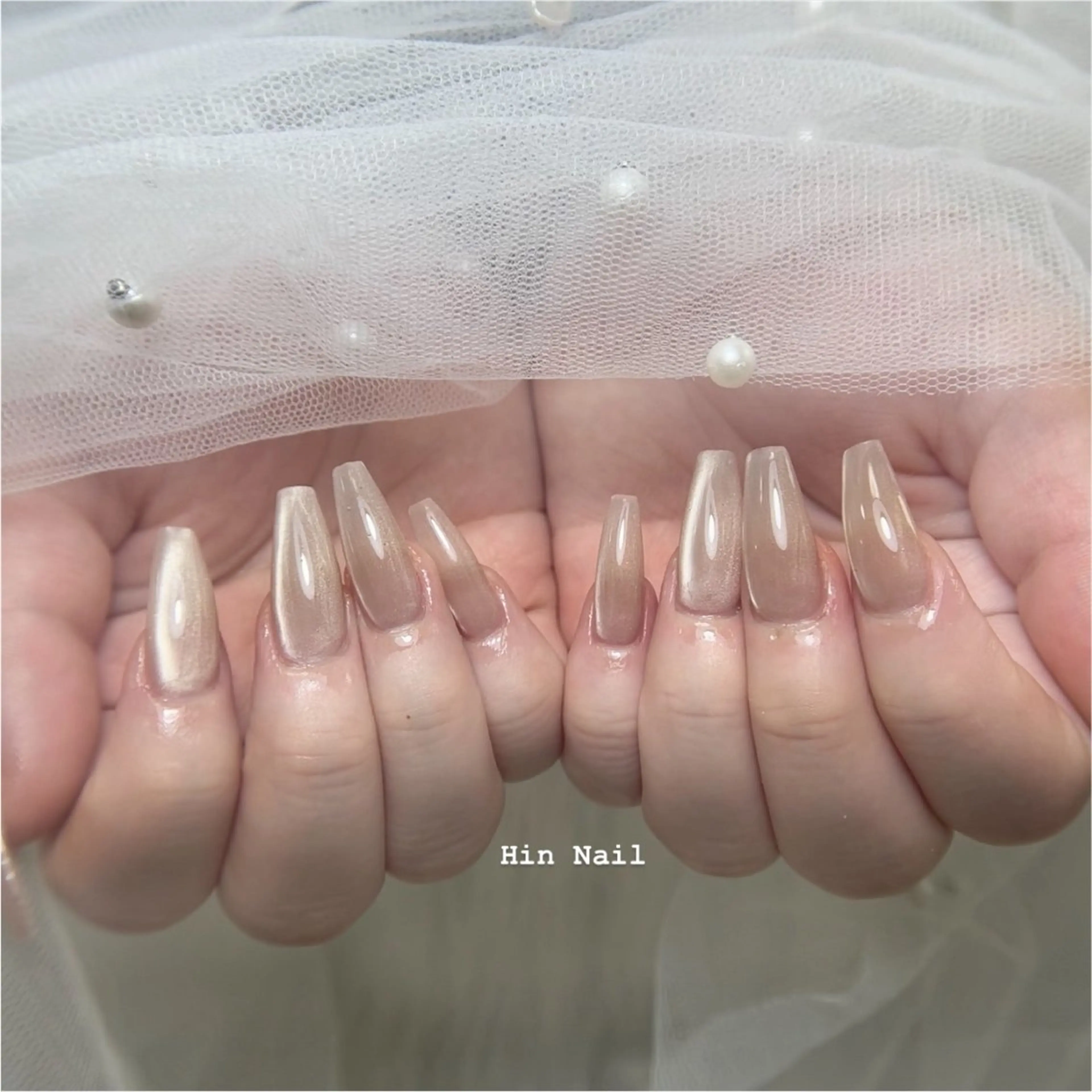 ネイル マグネットネイル ハンドネイル HIN NAILのネイルデザイン