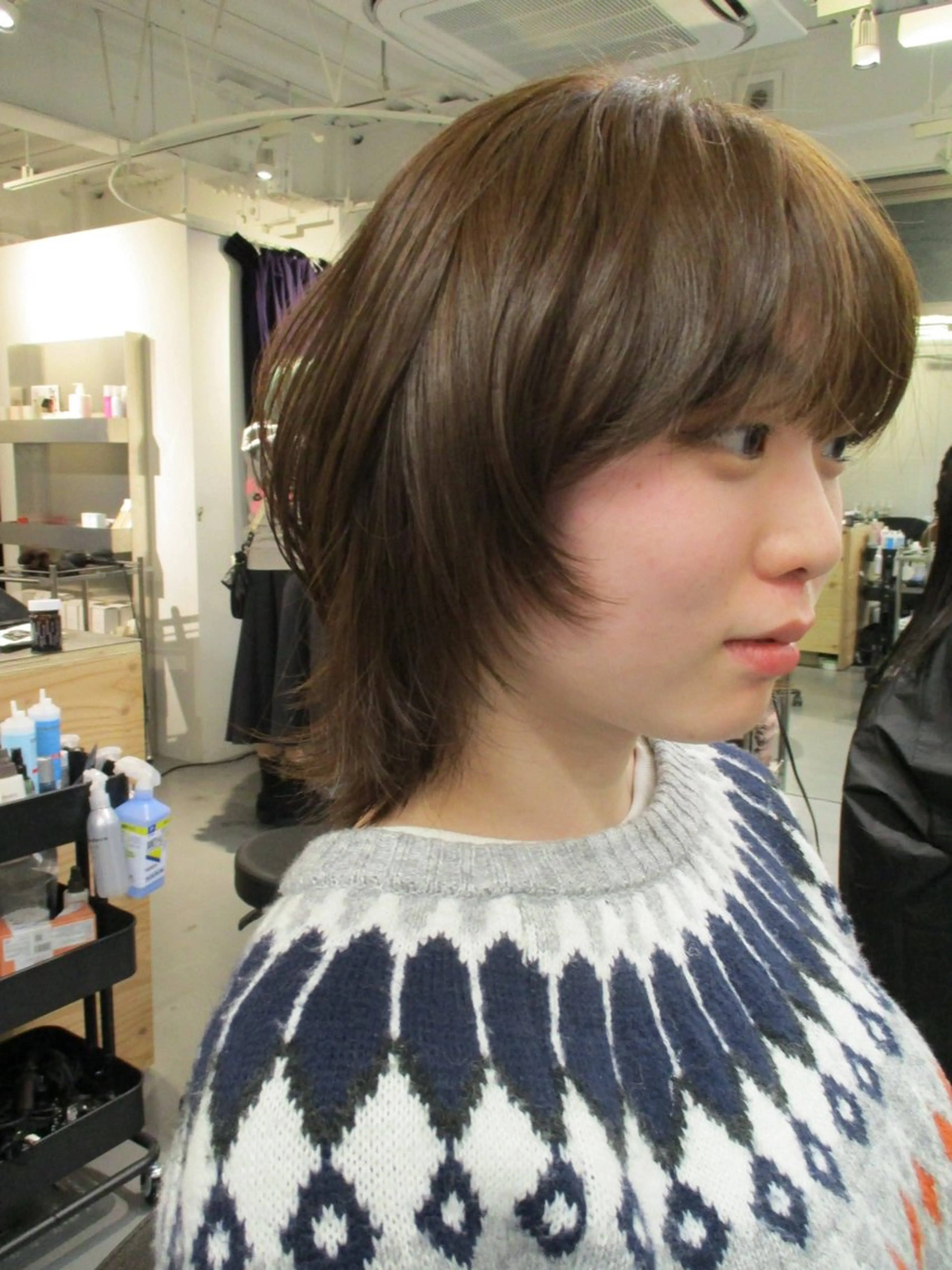 ショート カラー レイヤーカット ウルフカット ウルフレイヤー カット ヘアカラー sakoda shunkiのヘアスタイル