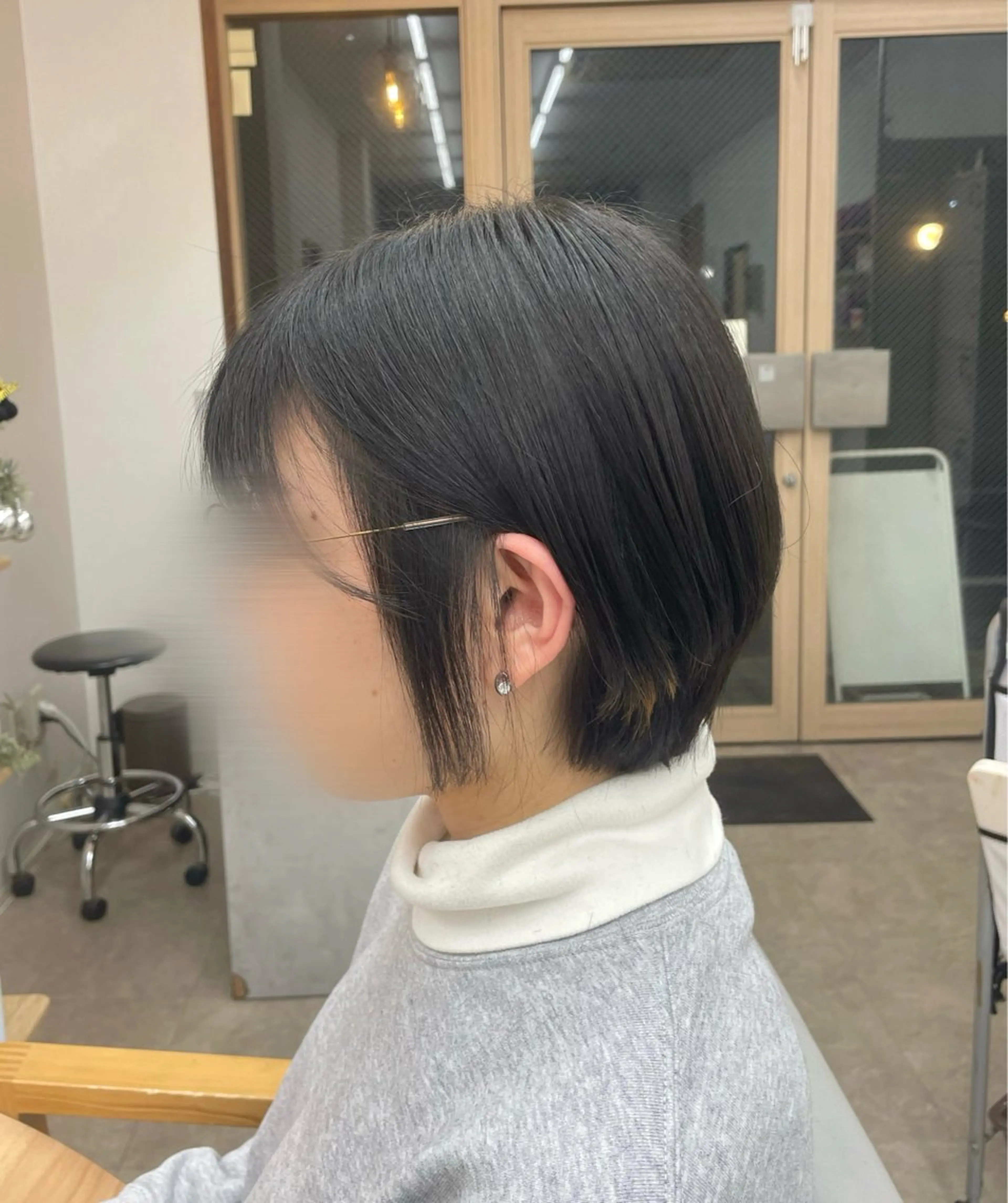 ショート ショートボブ 丸みショート ボブ ショートヘア luna ayane ／透明感カラーのヘアスタイル