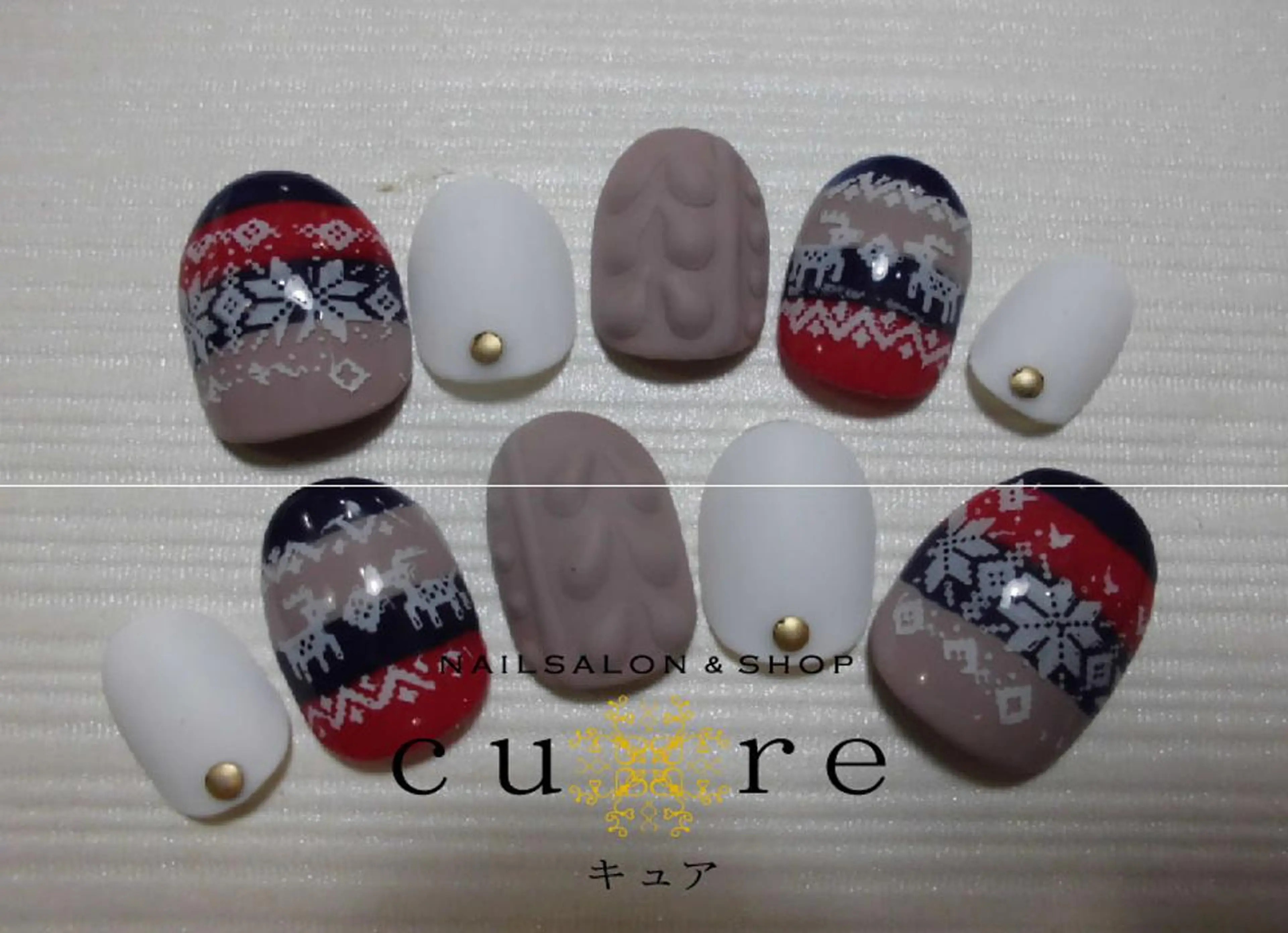 ネイル ミディアム ネイルサロン Cureのネイルデザイン