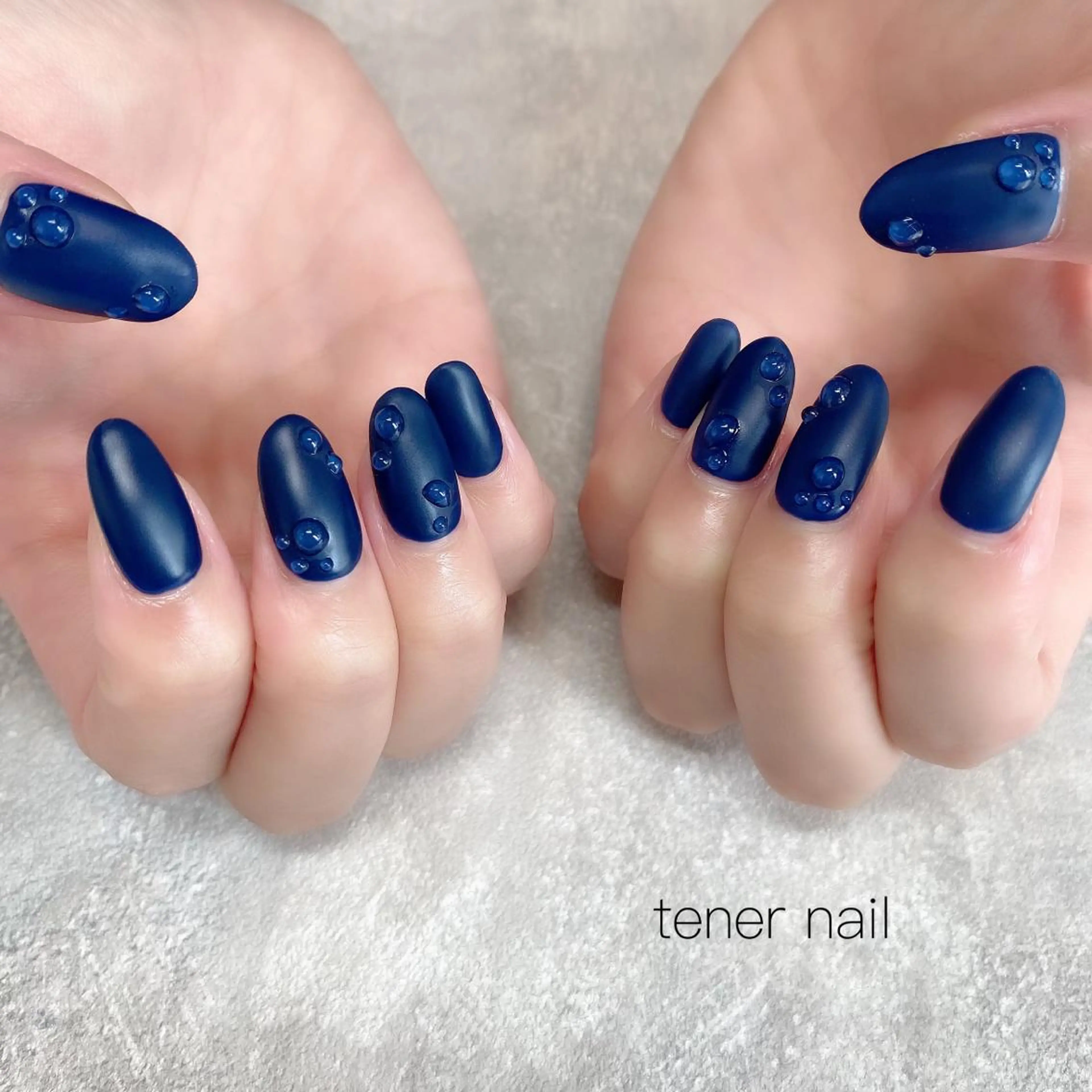 ネイル ネイビー テネルネイル tener nailのネイルデザイン