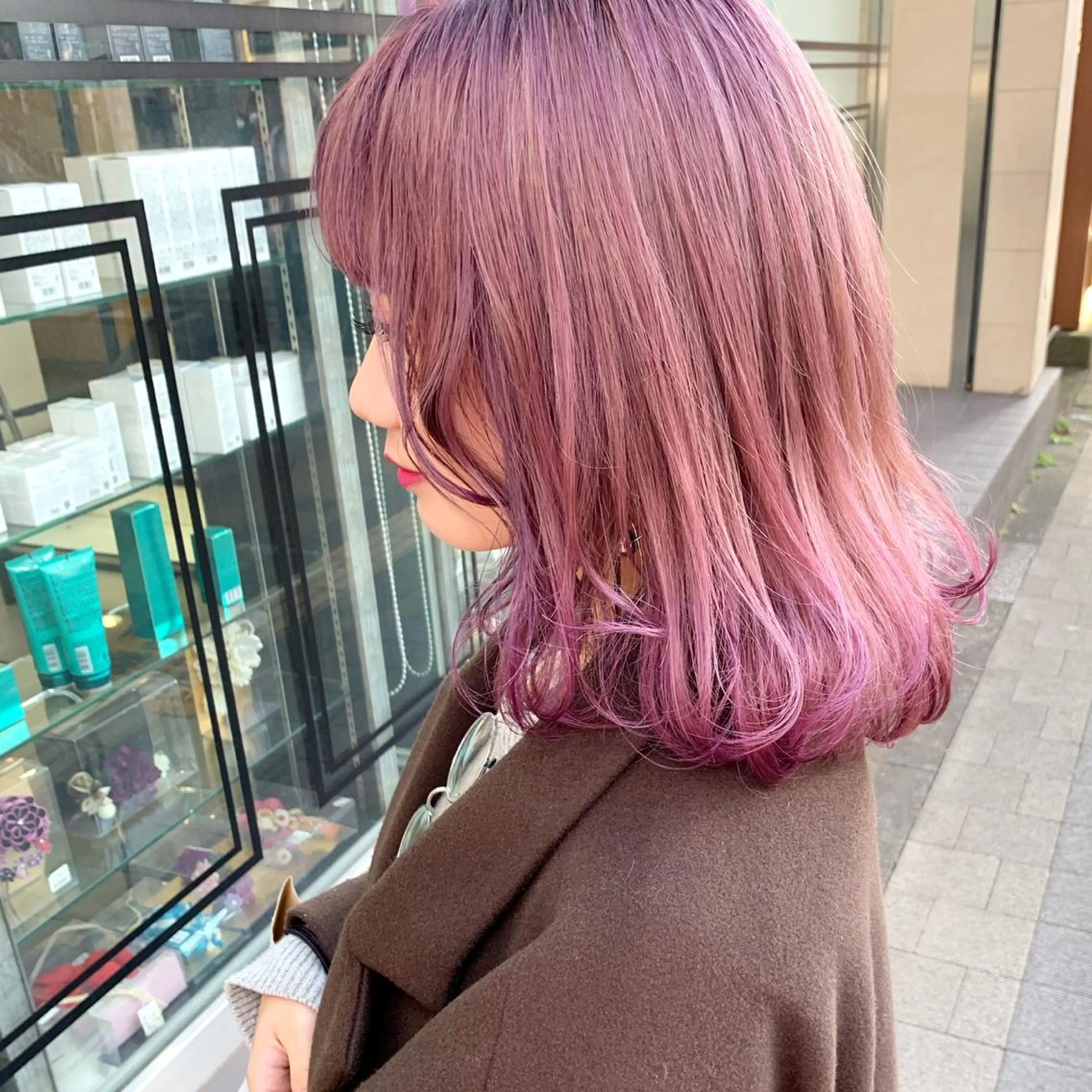 ミディアム カット ヘアカラー トリートメント 💎✨️NoVal by siestaのヘアスタイル