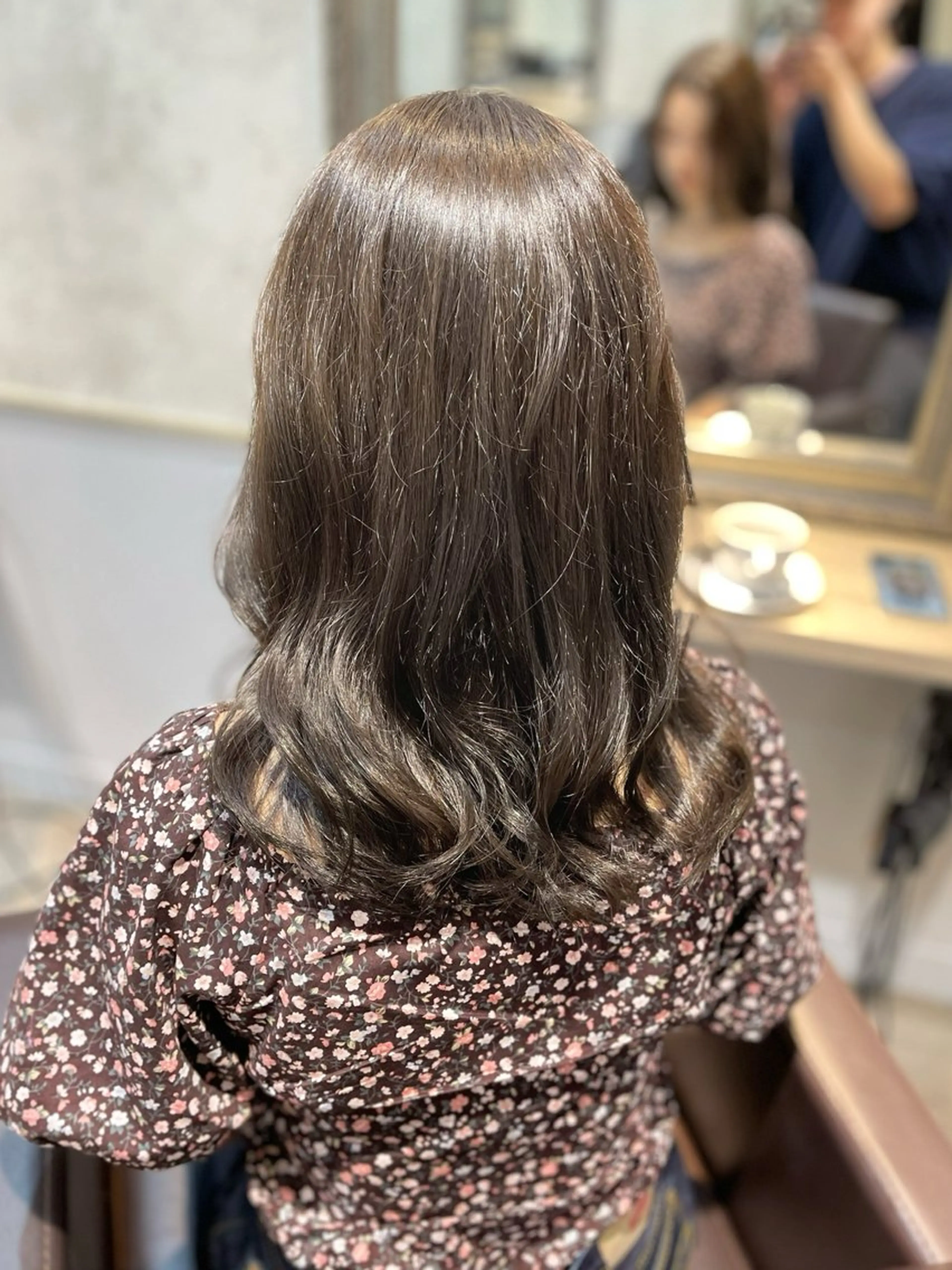 セミロング カラー ベージュカラー カラー✨縮毛矯正✨ ハギワラケンタのヘアスタイル