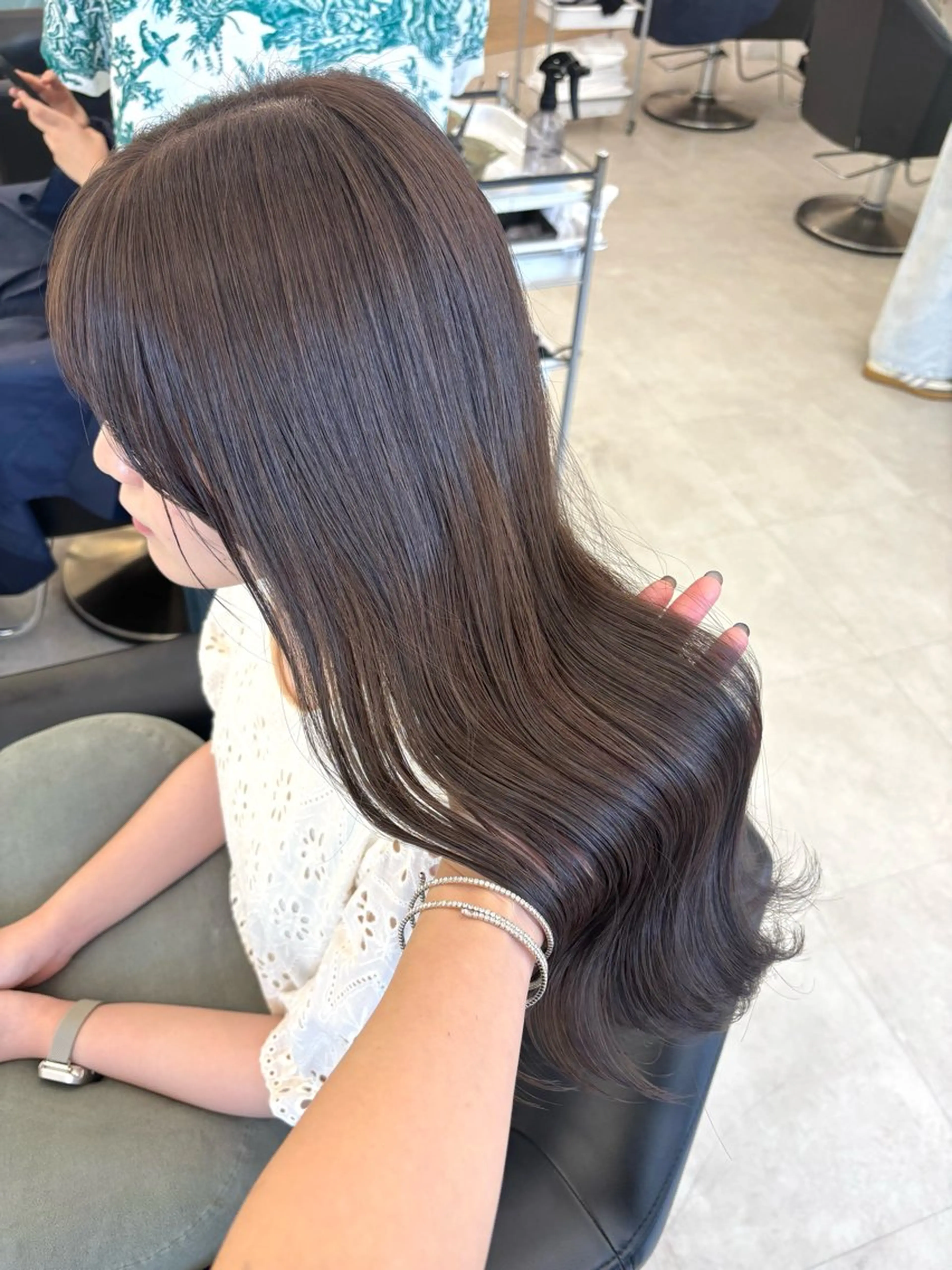 ロング カラー ヘアカラー parvemix平野 真央🎀💞のヘアスタイル