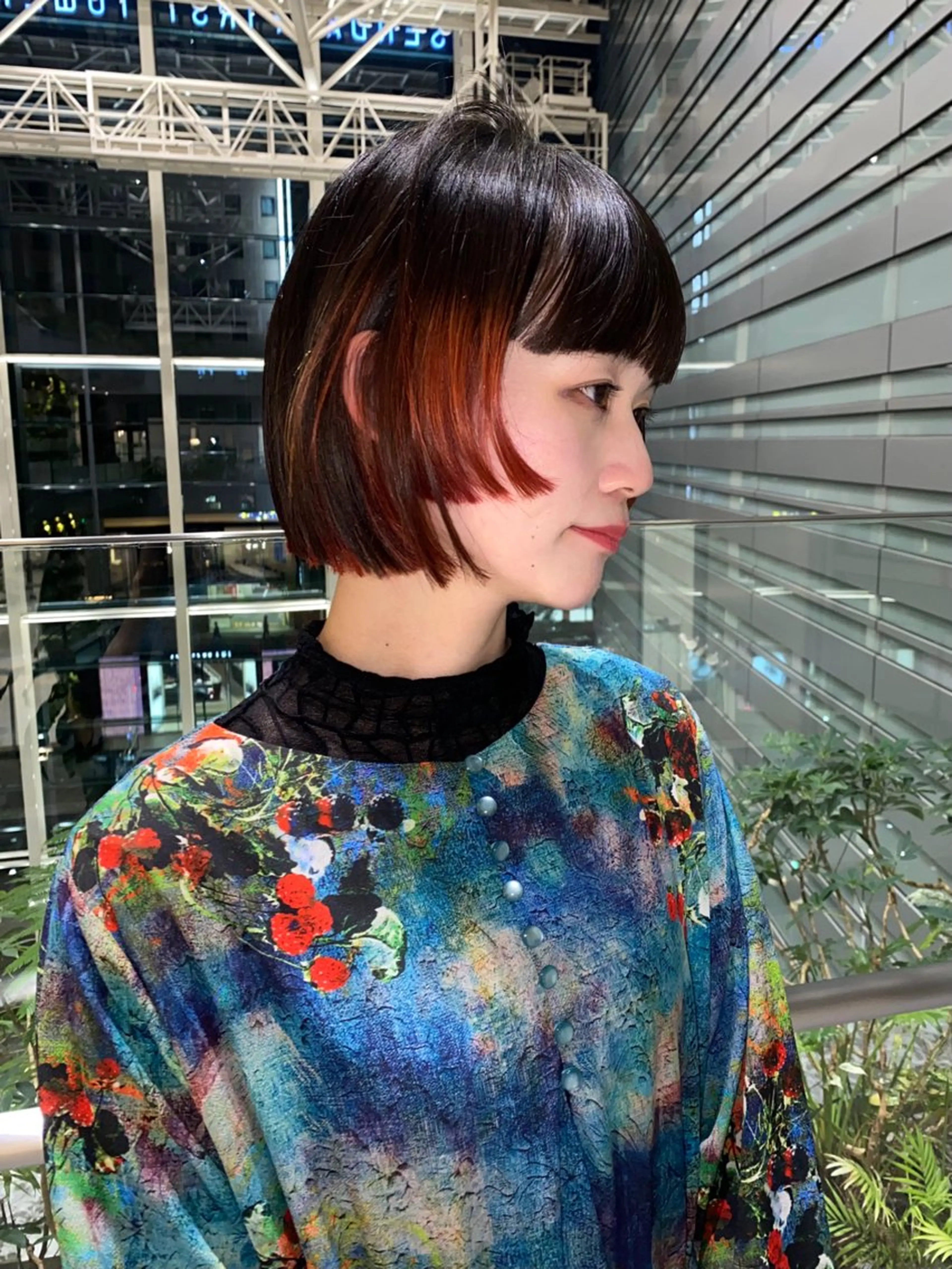 ショート カラー ボブ カット ヘアカラー トリートメント mai / linoah˚✧のヘアスタイル