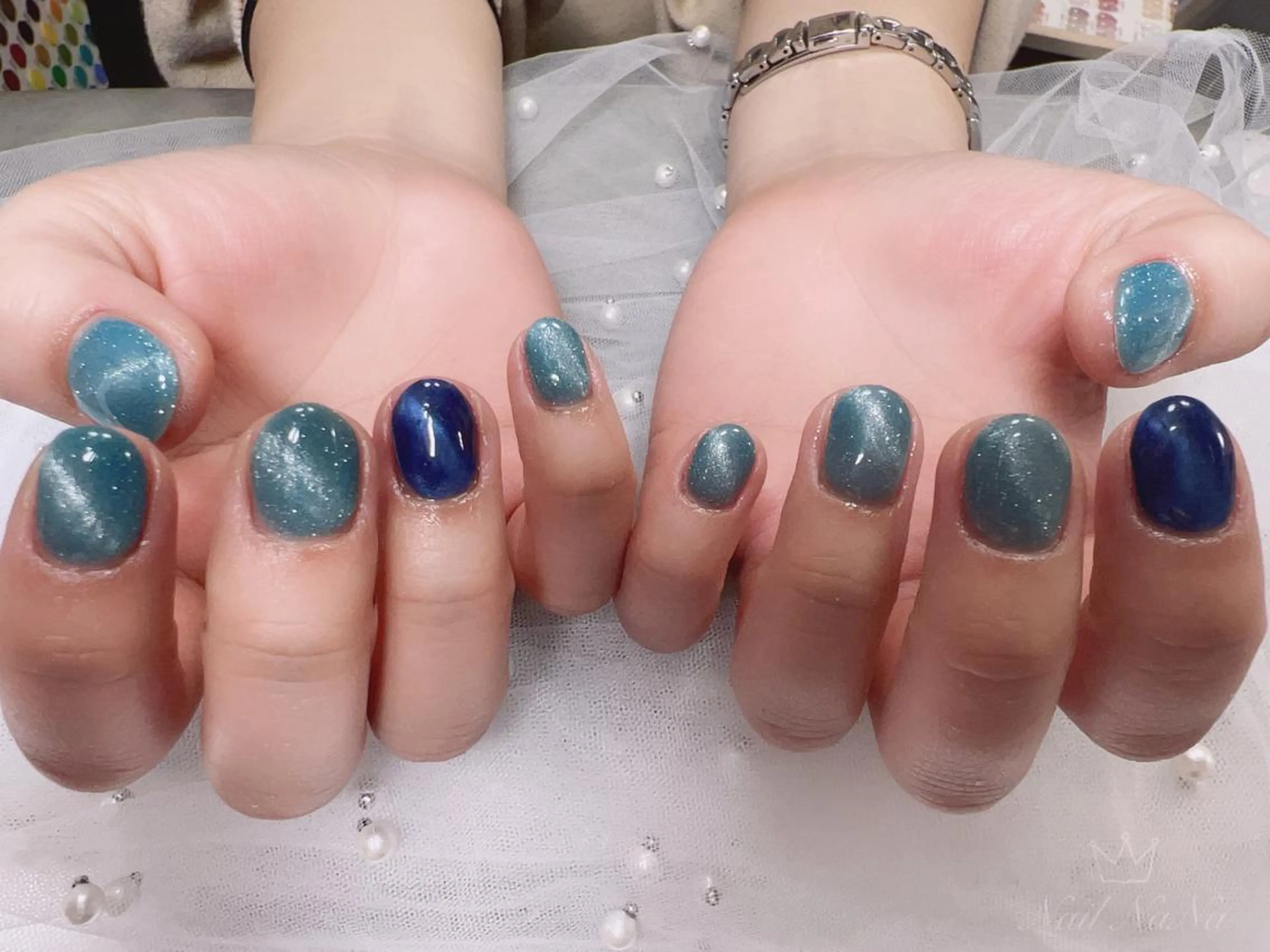 ショート カラー ネイル ハンドネイル Nail NaNaのネイルデザイン