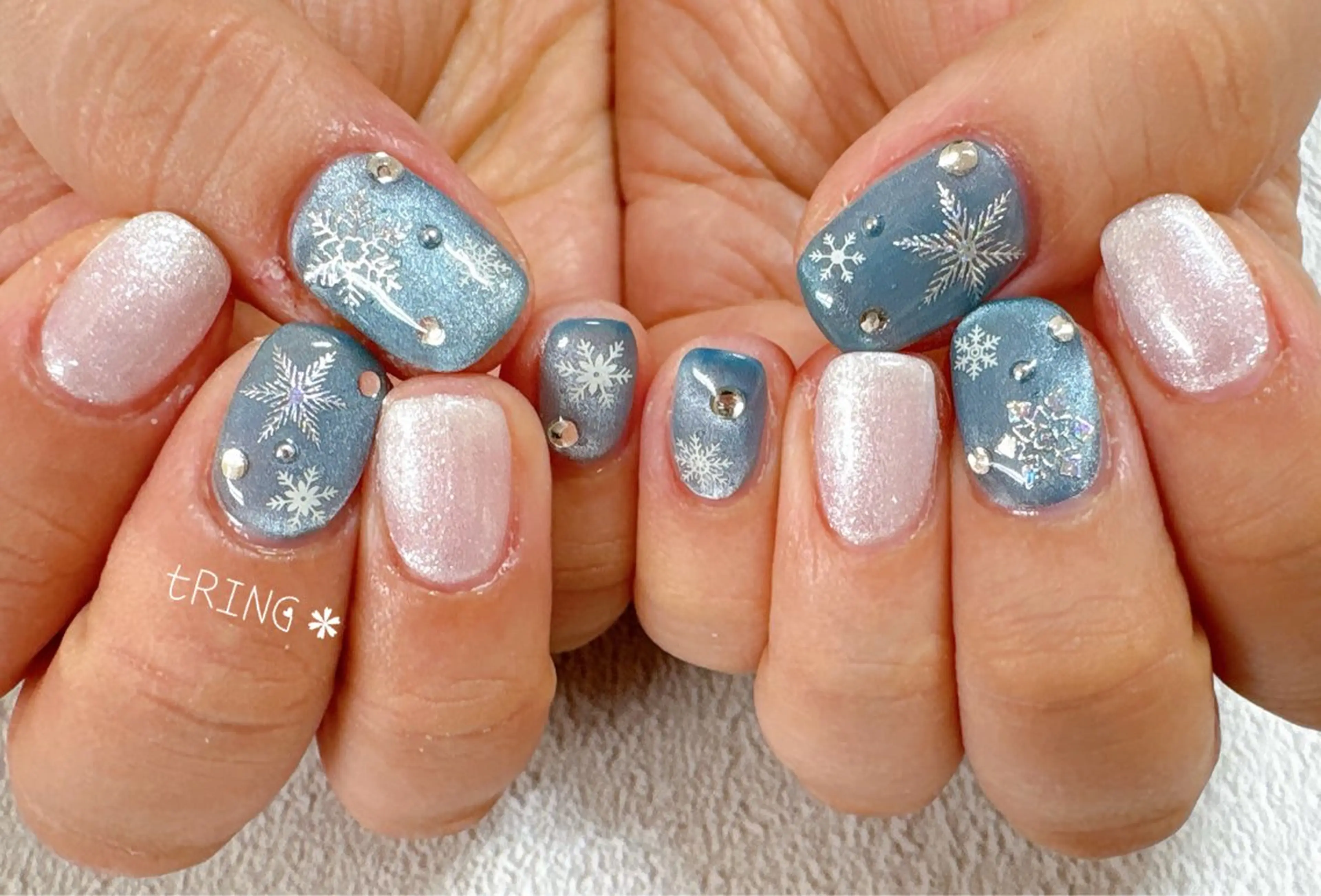 ネイル ハンドネイル tRING＊ しいの木台のネイルデザイン