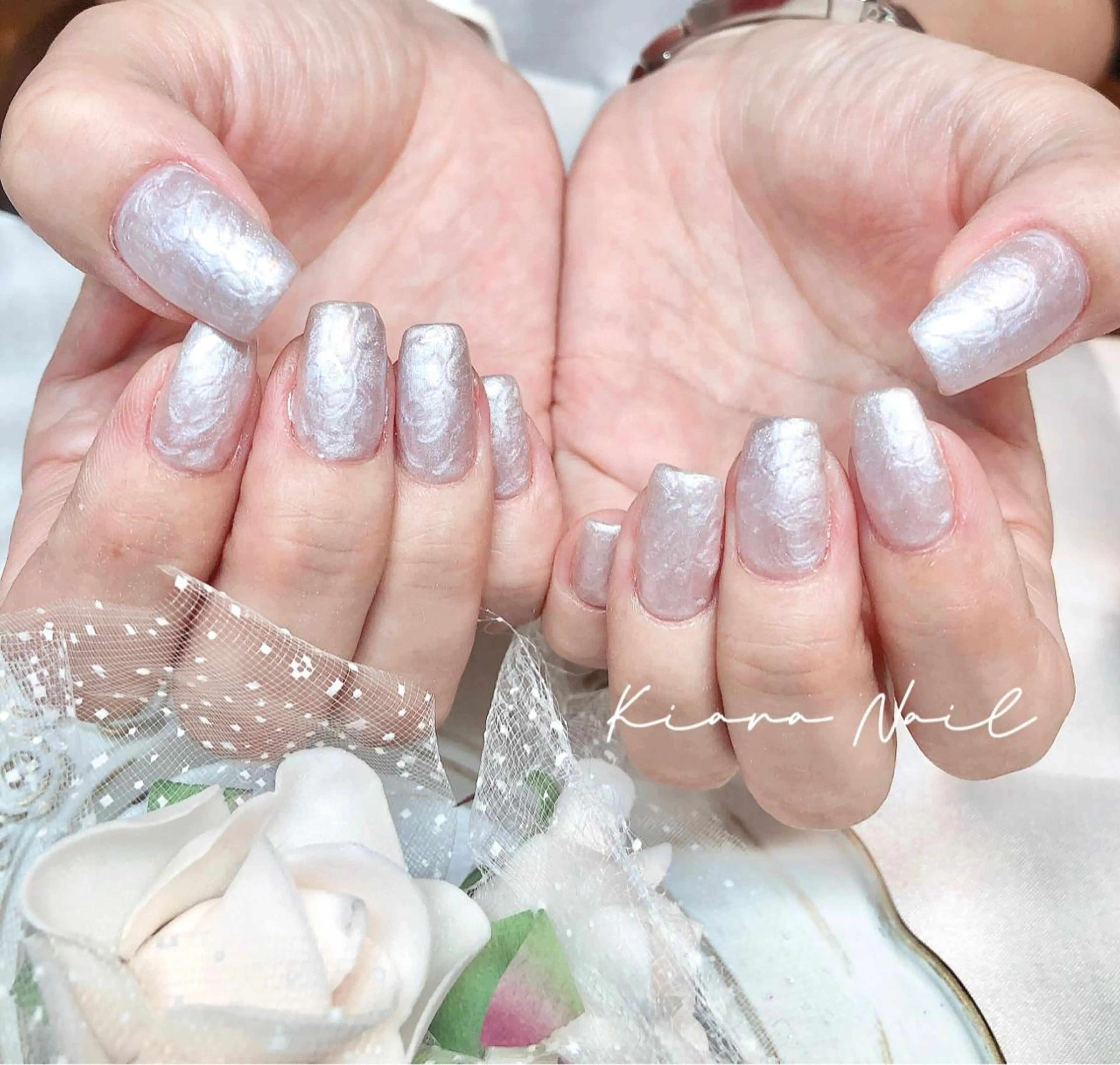 ネイル マグネットネイル 🍭Kiara Nail🍭のネイルデザイン